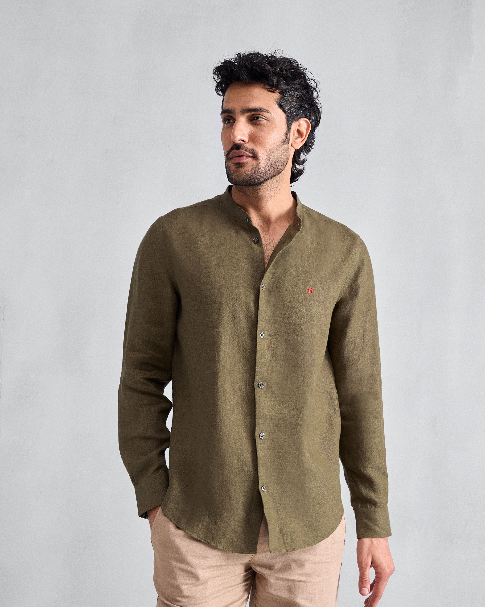 Nawab Shirt - Olive