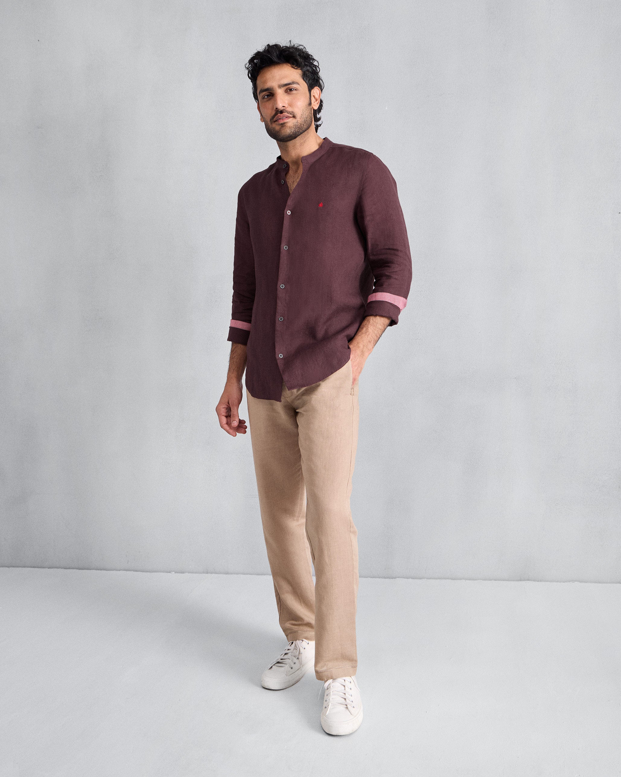 Nawab Shirt - Chocolate Plum