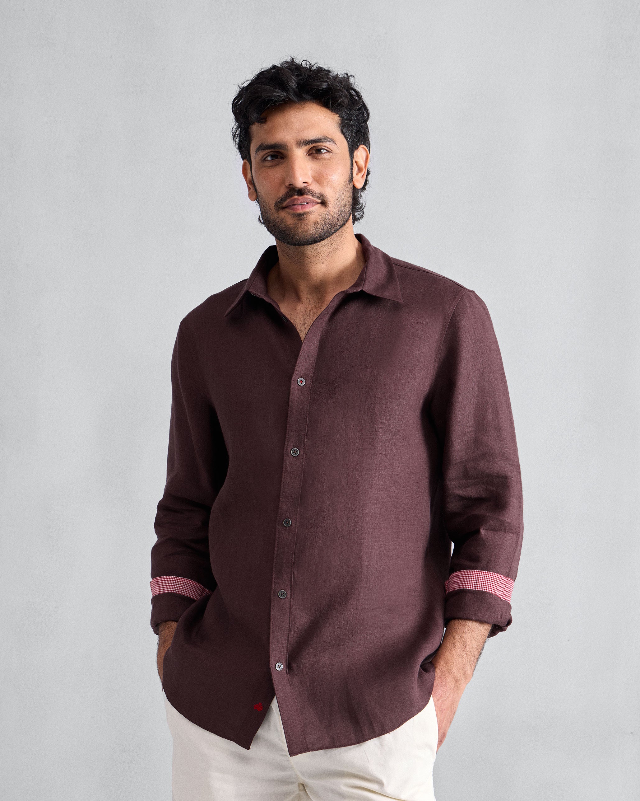 Classic Shirt - Chocolate Plum