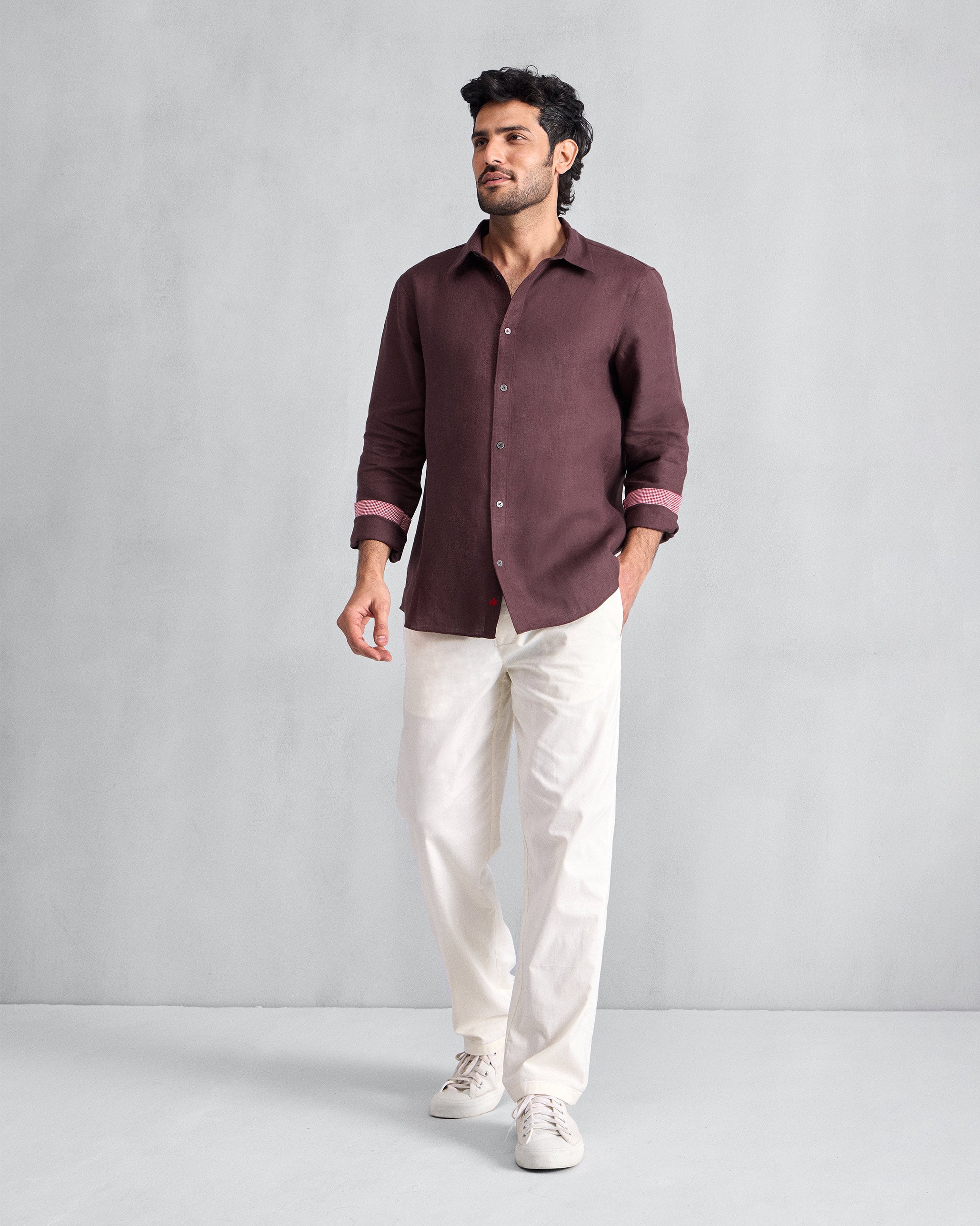Classic Shirt - Chocolate Plum