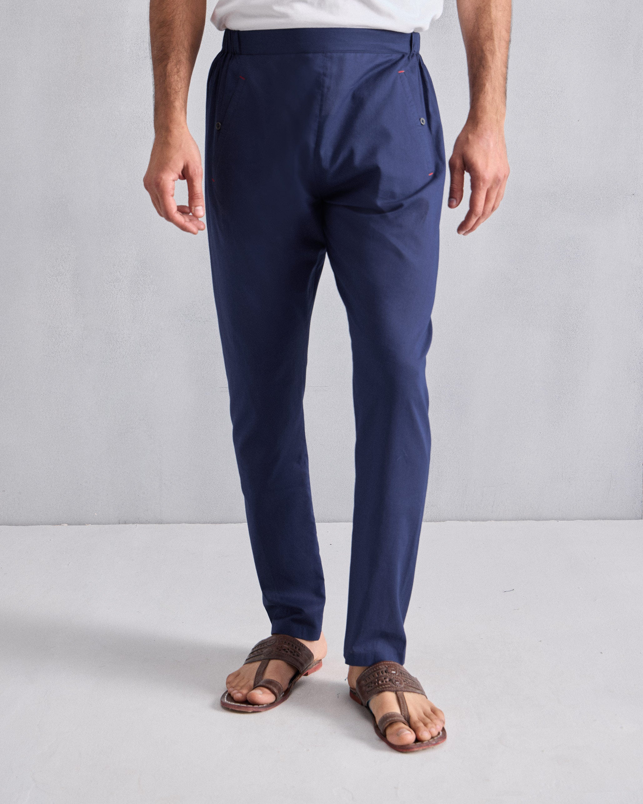 Kurta Pants - Ink Blue