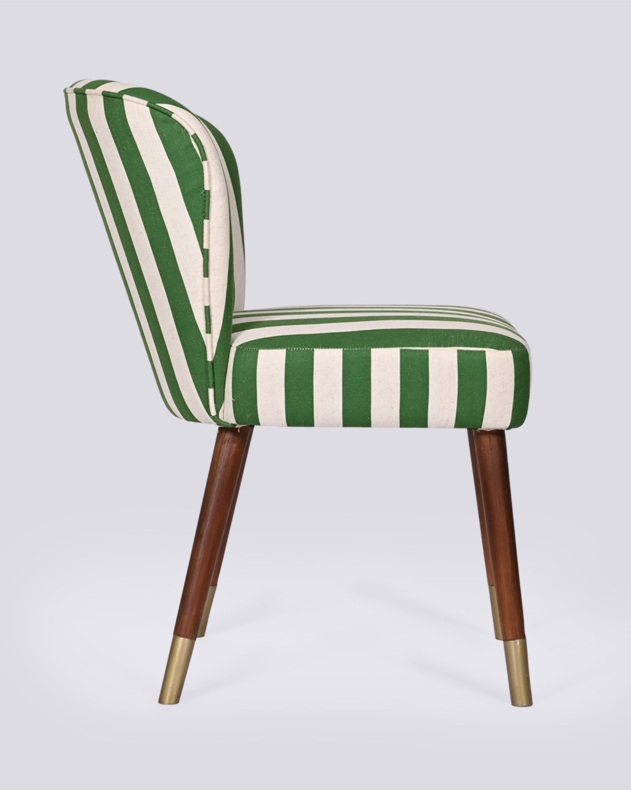 Rain Dining Chair - Green Stripes - THOT x Nico Sanctuary