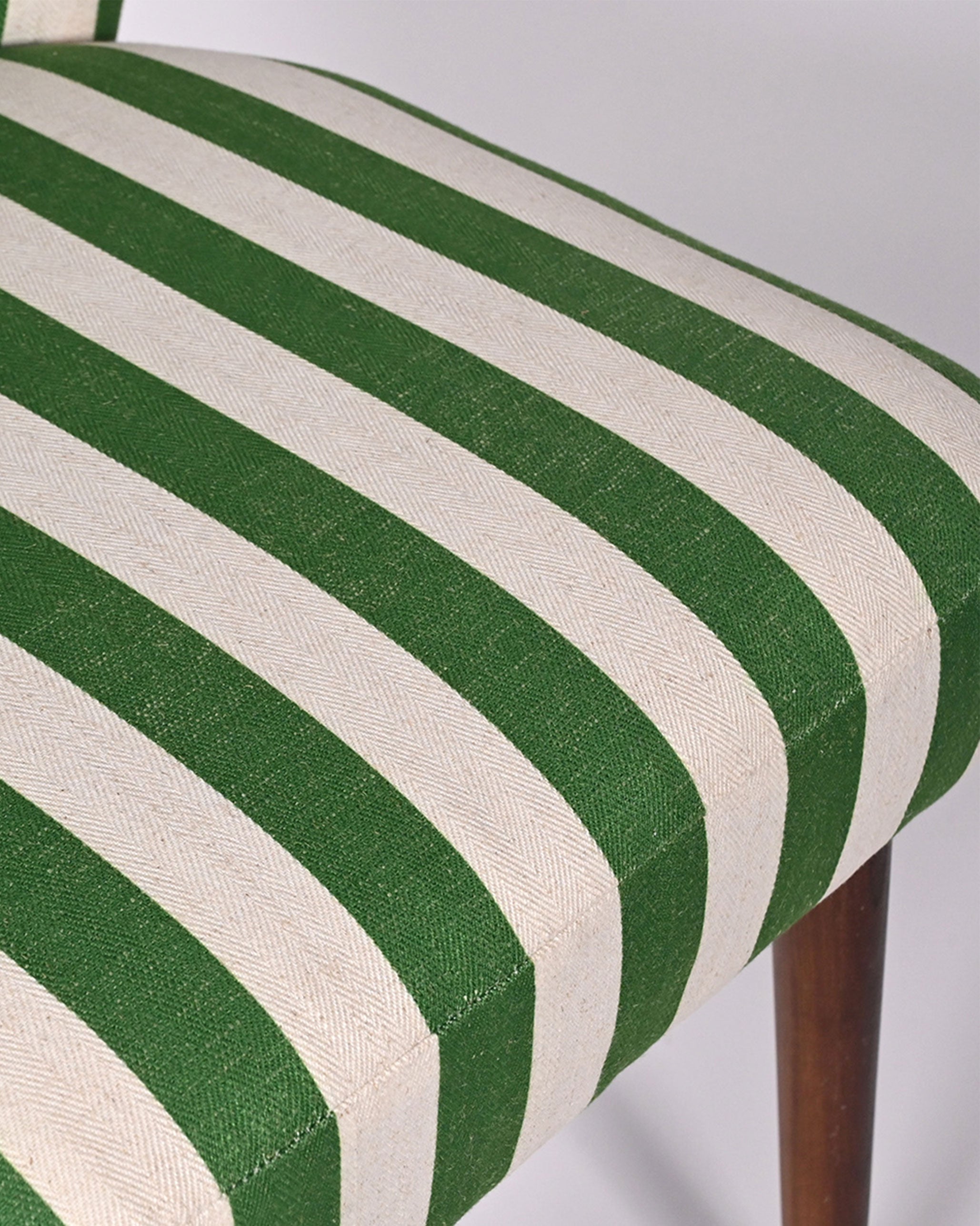 Rain Dining Chair - Green Stripes - THOT x Nico Sanctuary