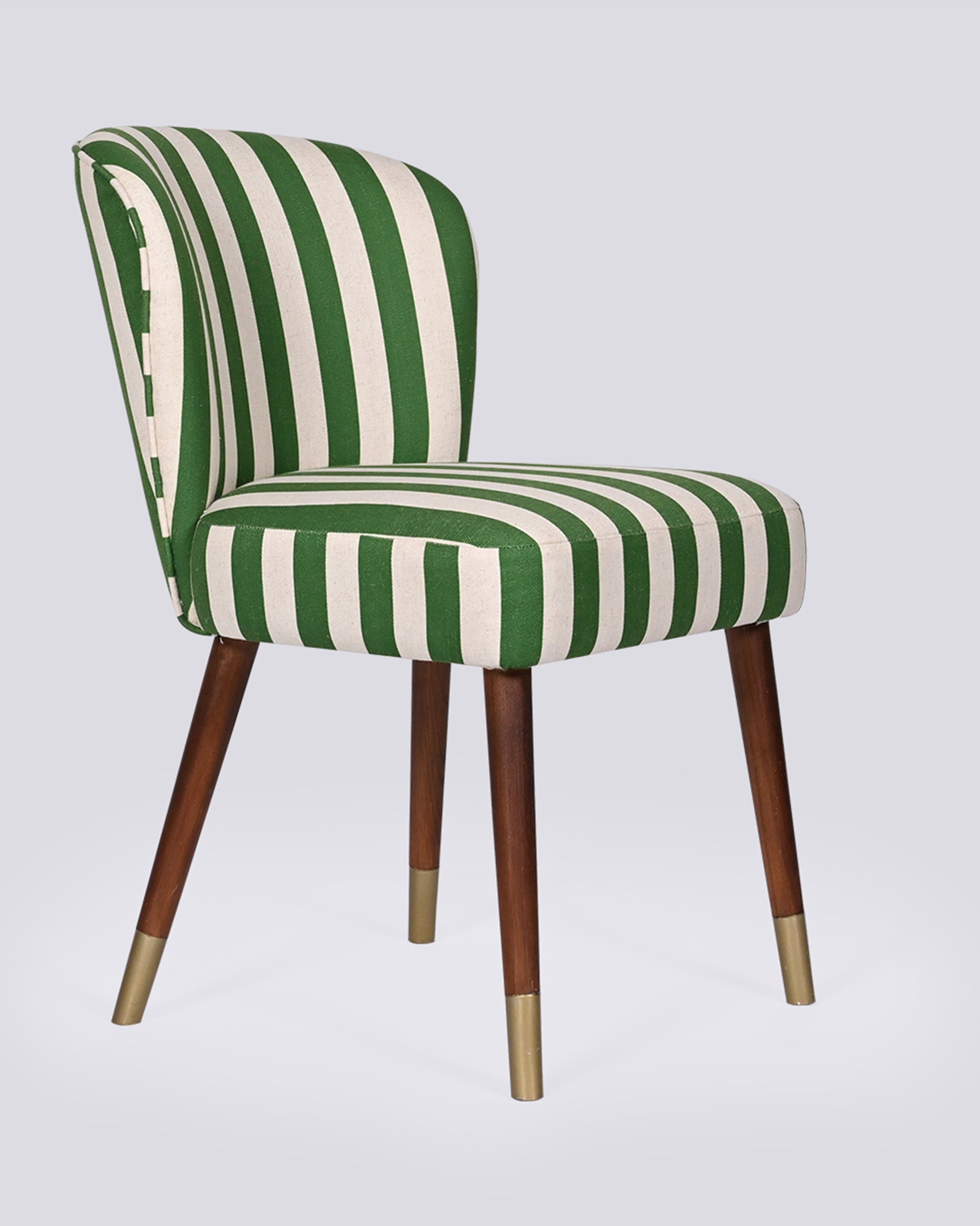 Rain Dining Chair - Green Stripes - THOT x Nico Sanctuary