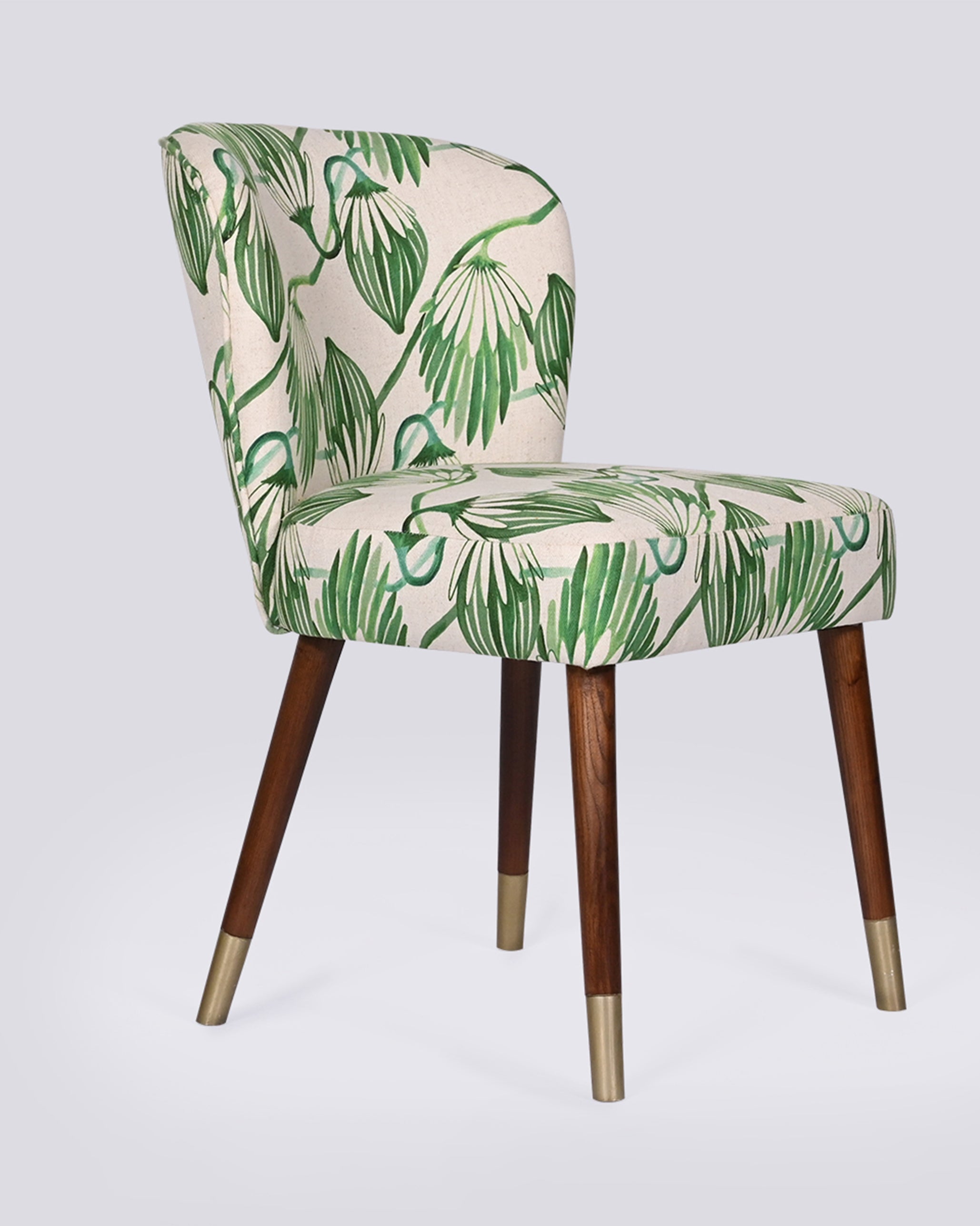 Breeze Dining Chair - Green Blooms - THOT x Nico Sanctuary