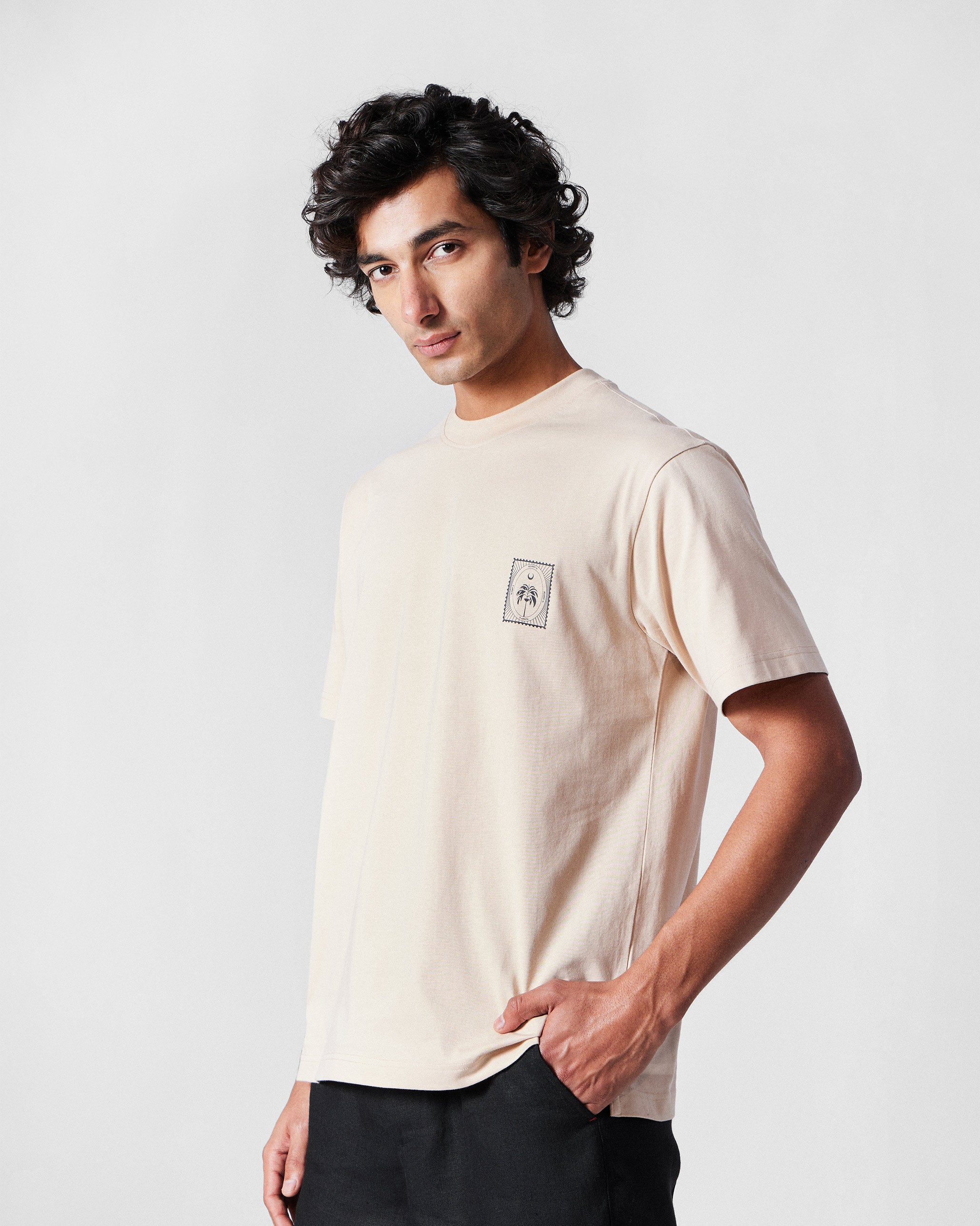 Postal T-Shirt - Beige
