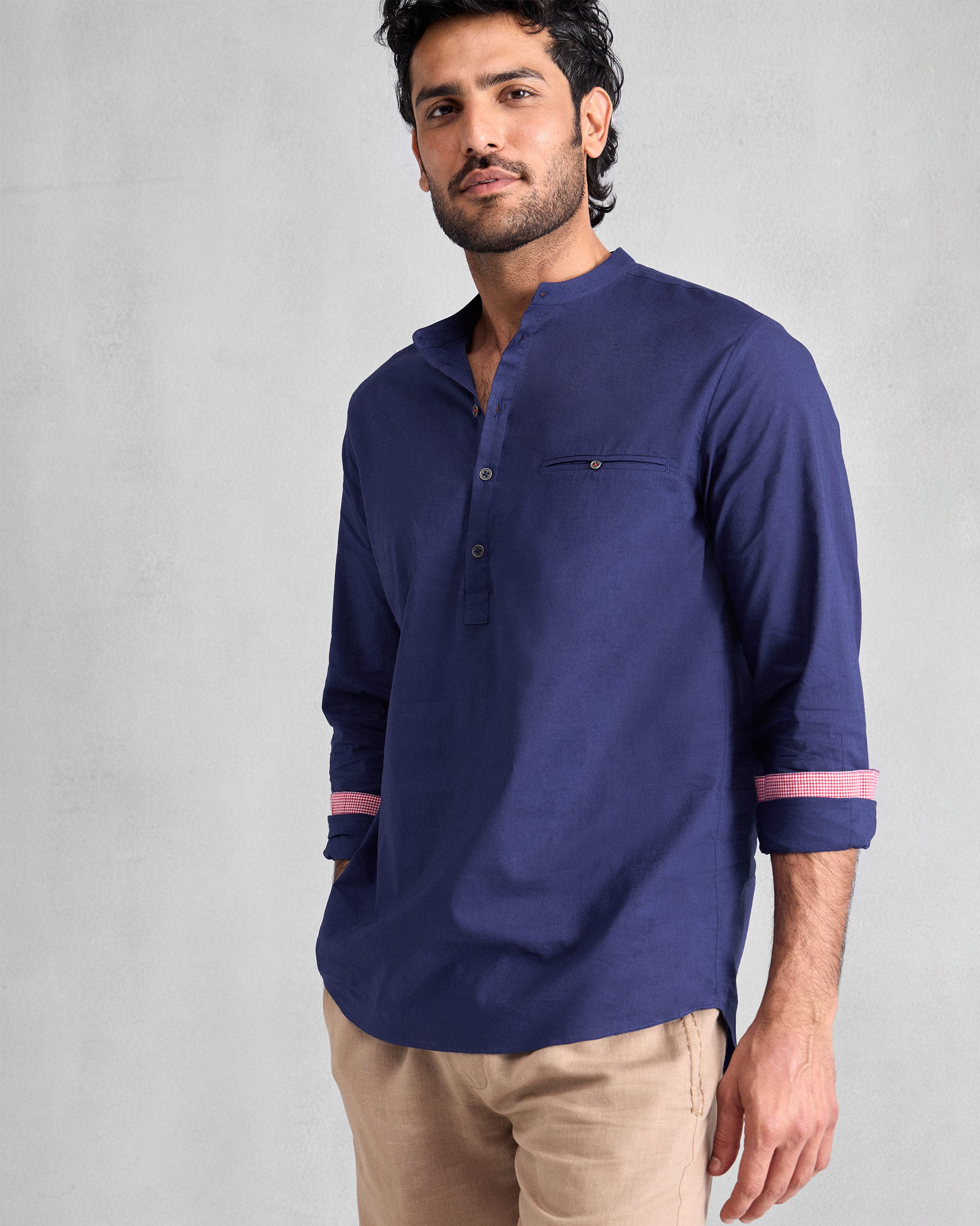 Pondicherry Shirt - Ink Blue
