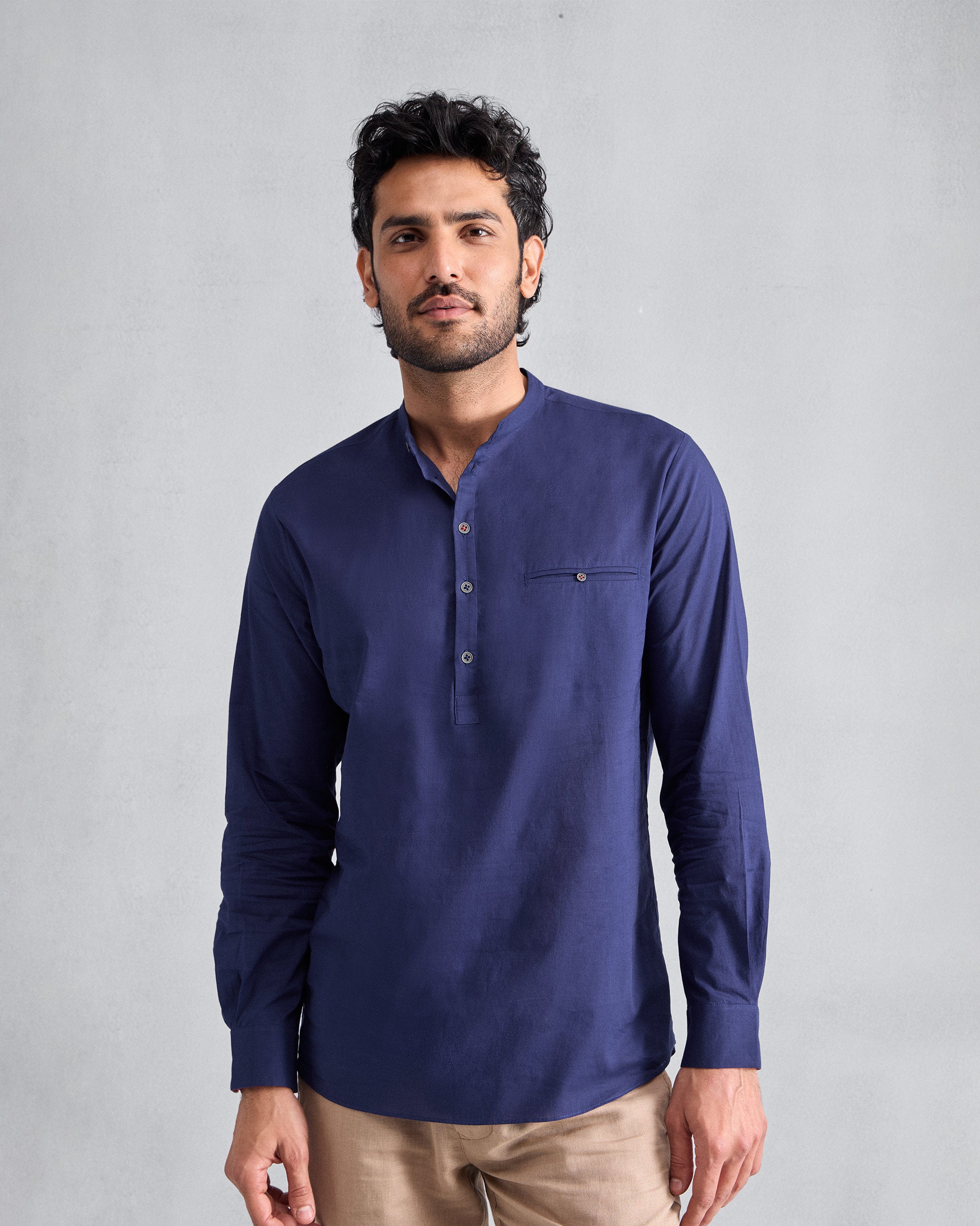 Pondicherry Shirt - Ink Blue