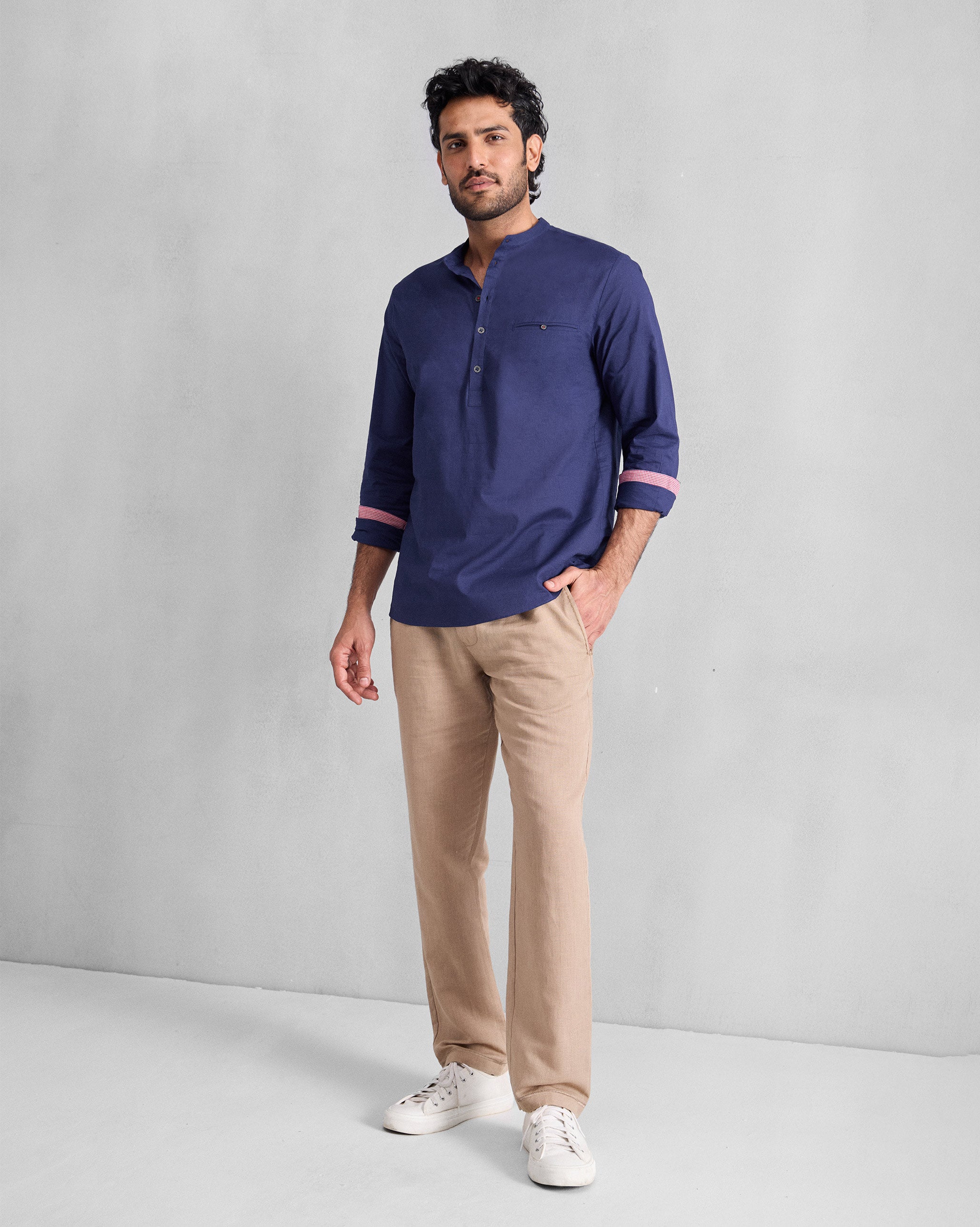 Pondicherry Shirt - Ink Blue