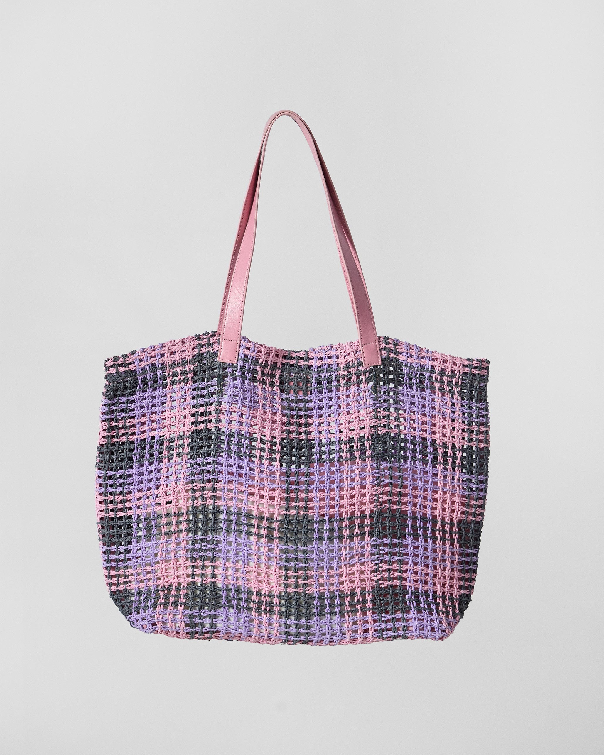 Raffle Woven Tote - Multicolor