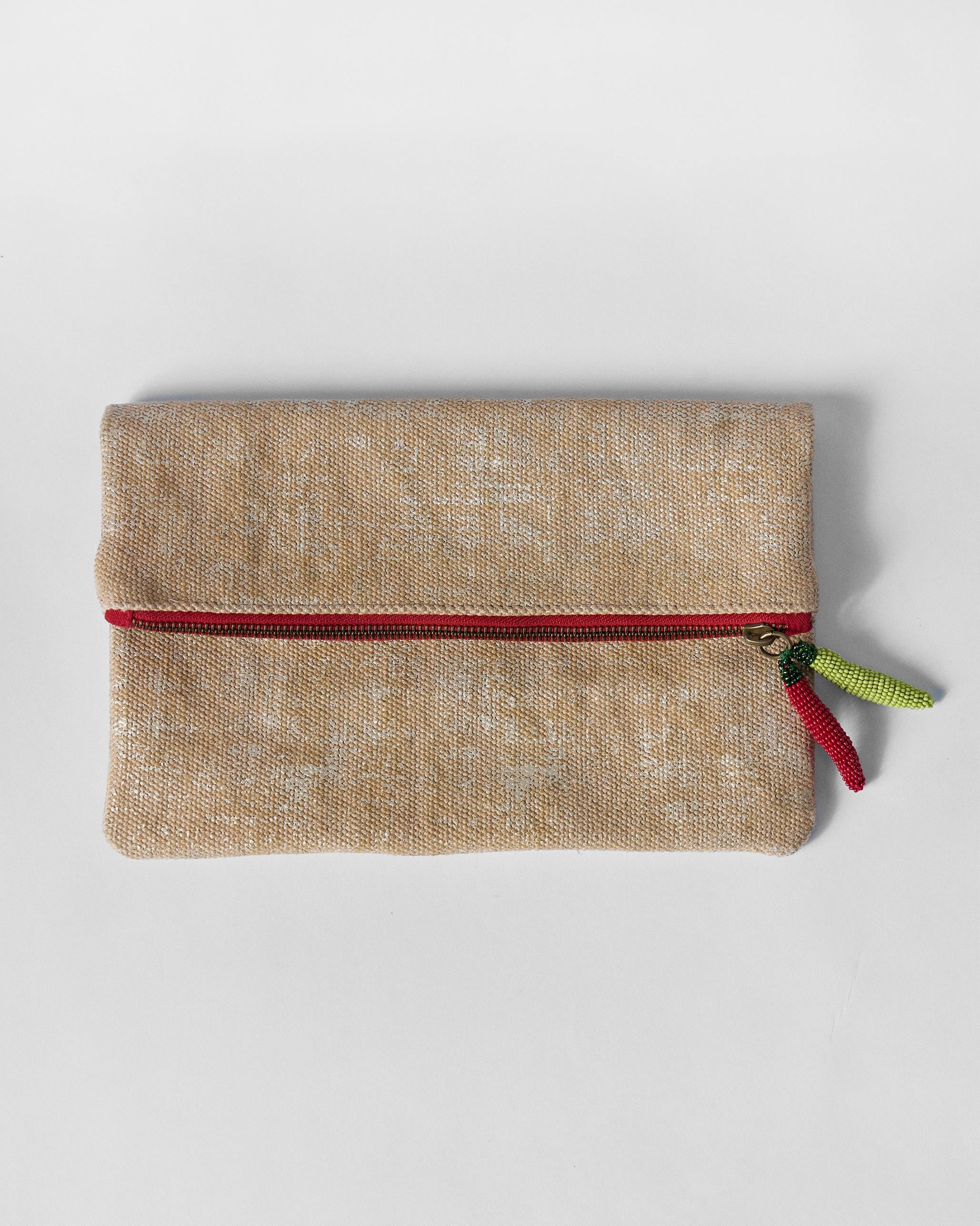 Fold Over Clutch - Silver