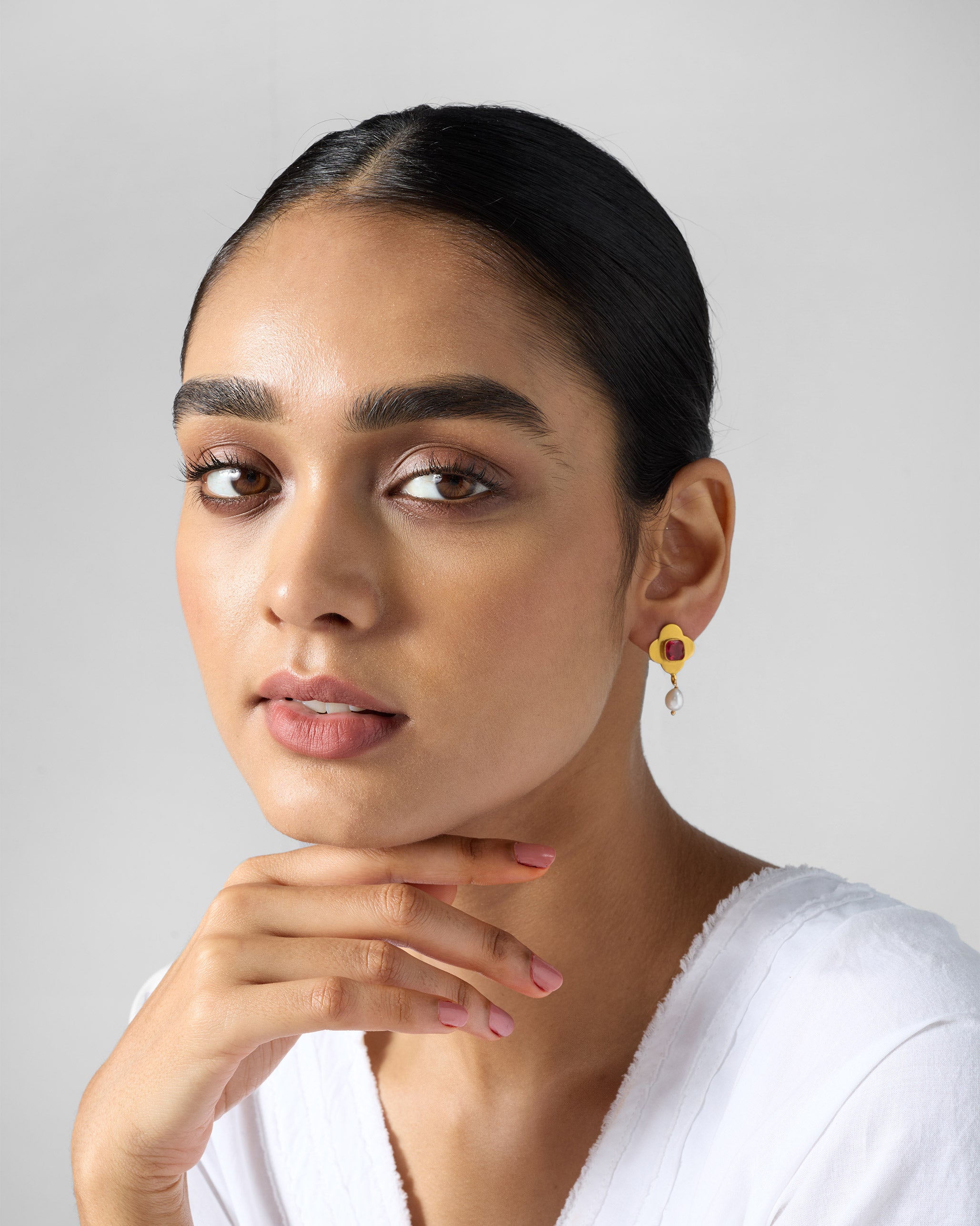 Clover Earrings - Gold