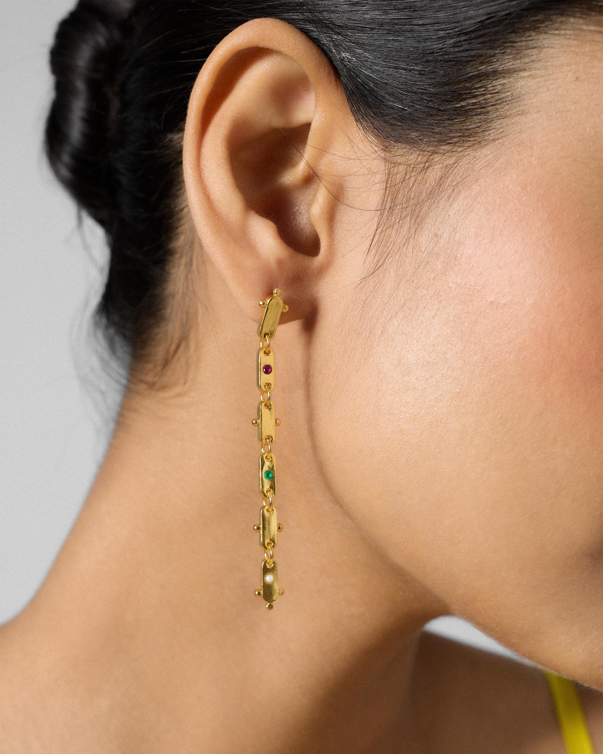 Ladder Earrings - Gold