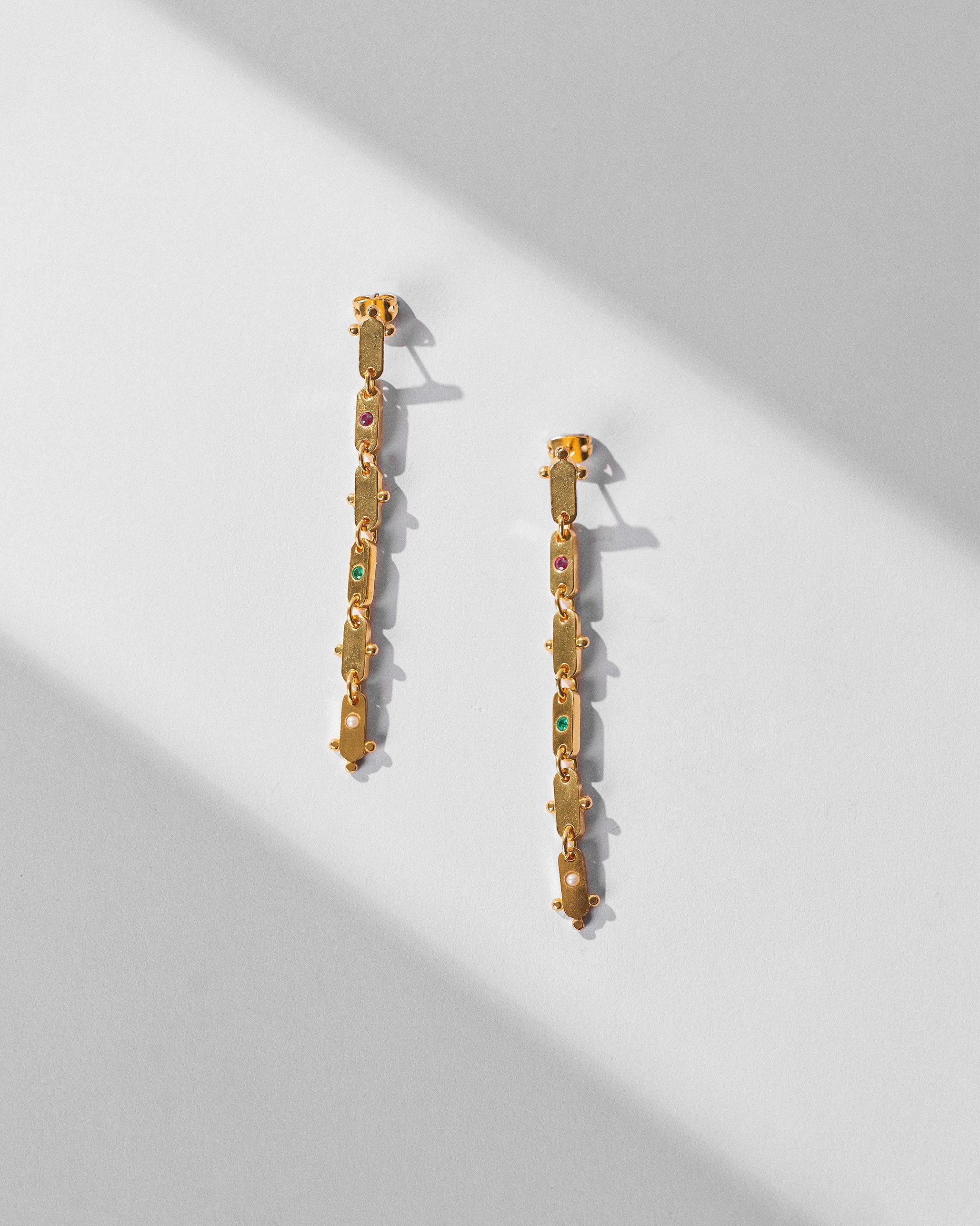 Ladder Earrings - Gold