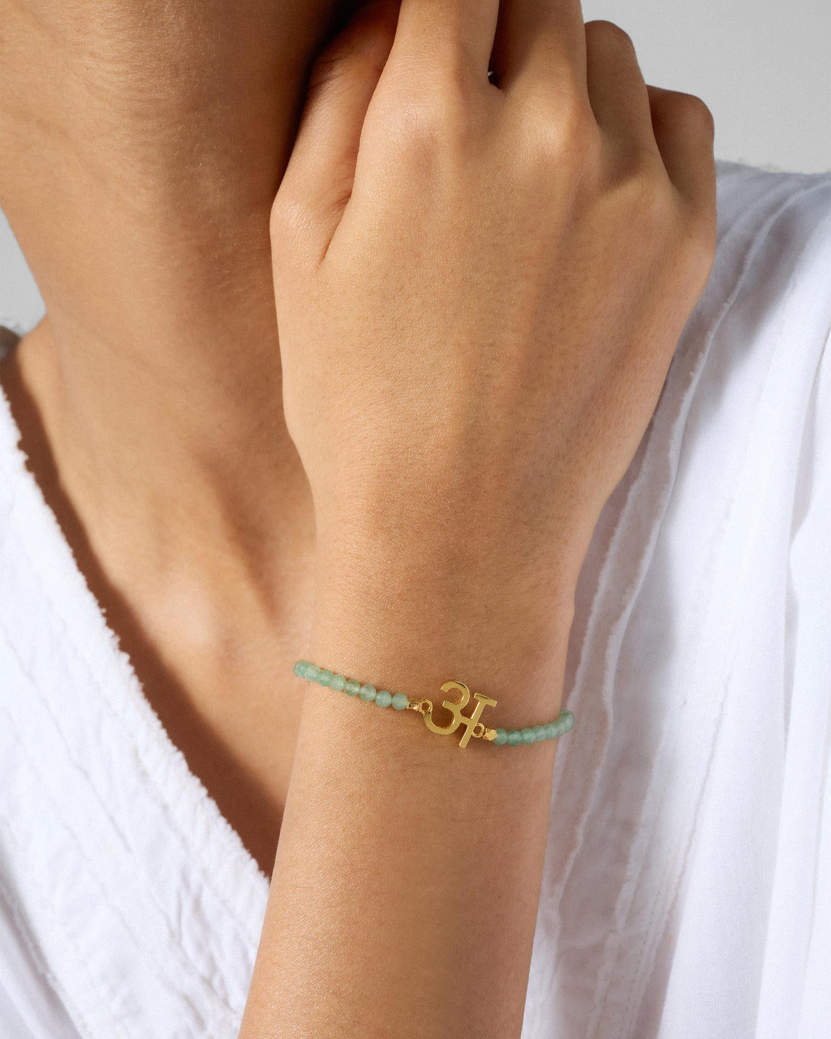 Akshar Bracelet (A) - Gold