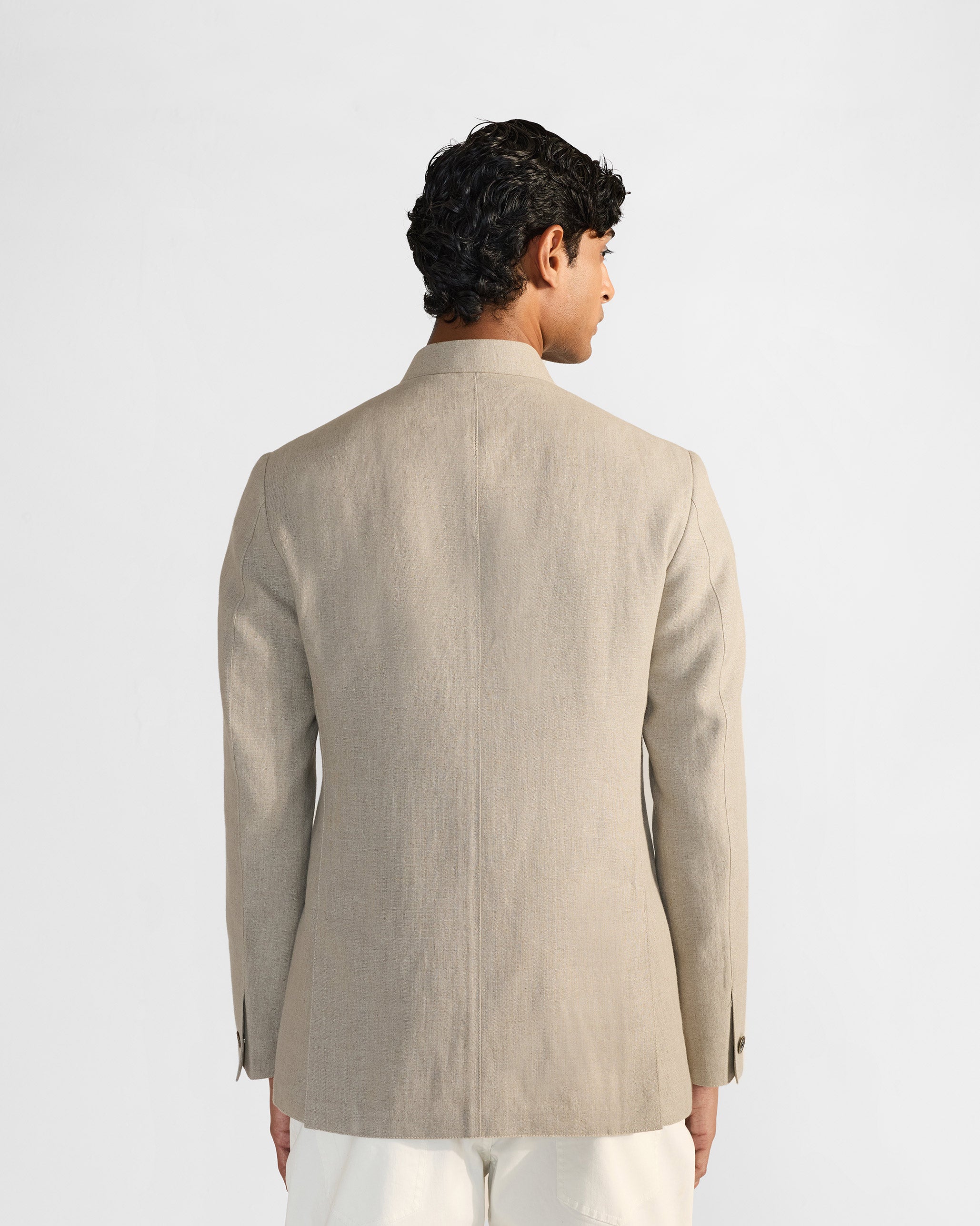 Tahr Bandhgala - Beige