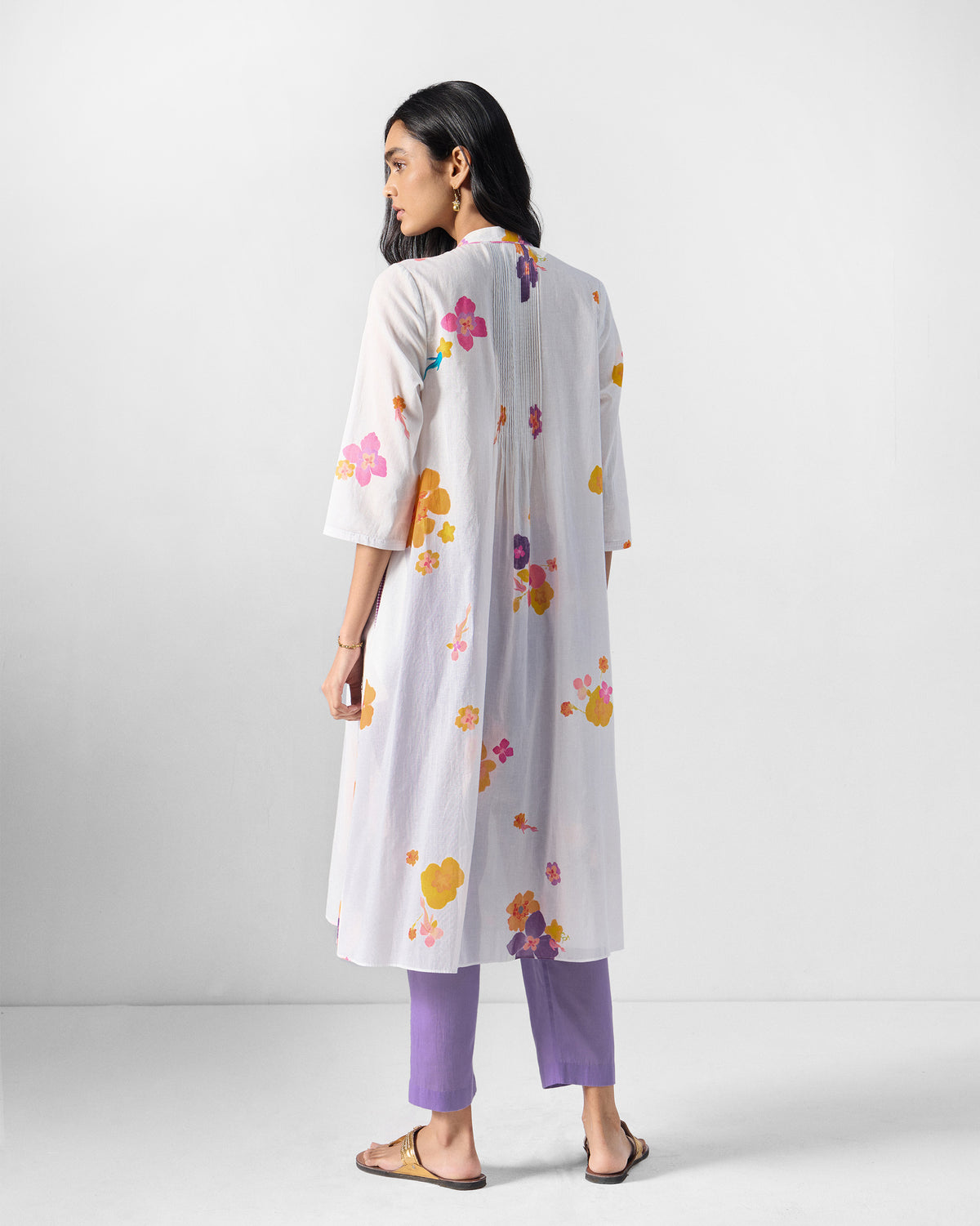 Mirage Kurta - Printed Cotton Kora Relaxed Fit