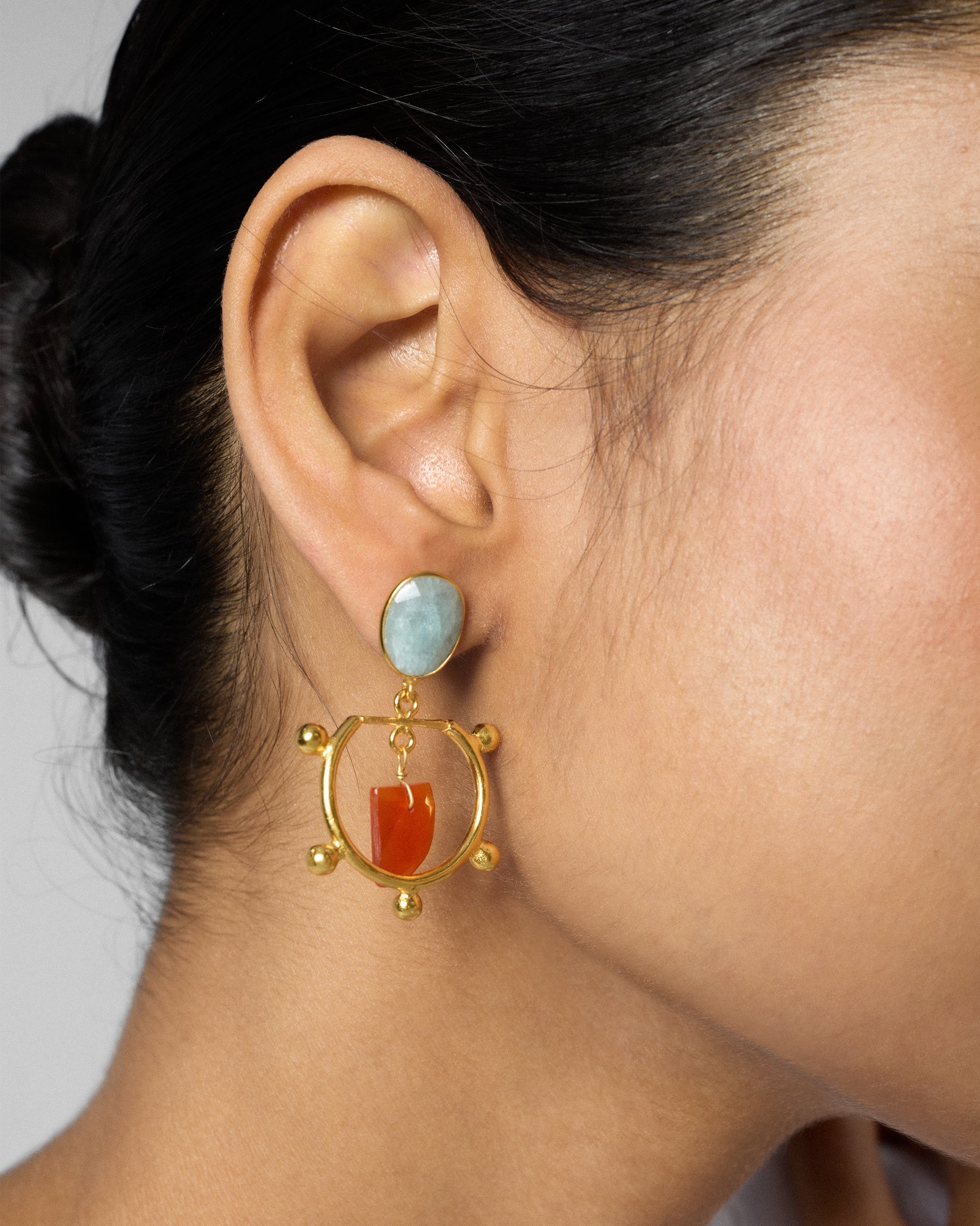 Stardust Earrings - Green