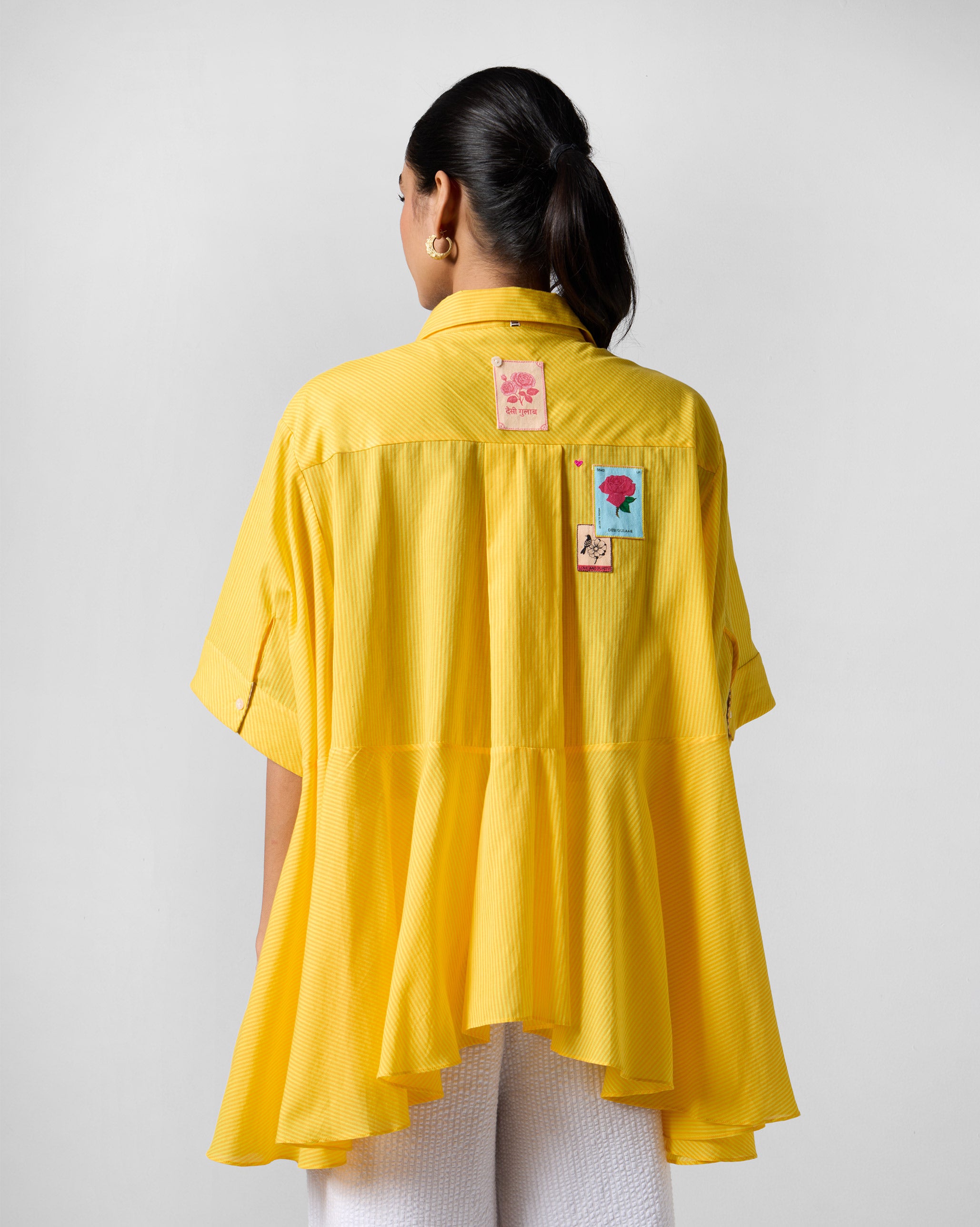 Ceylon Shirt - Yellow Stripes