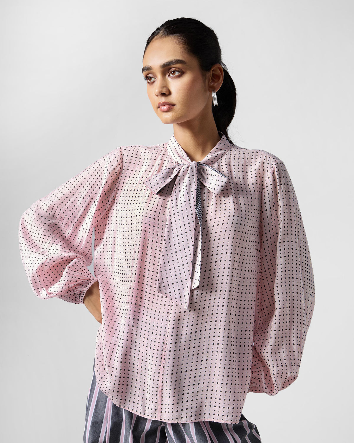 Spring Tie Shirt - Printed Bemberg Tailored Fit
