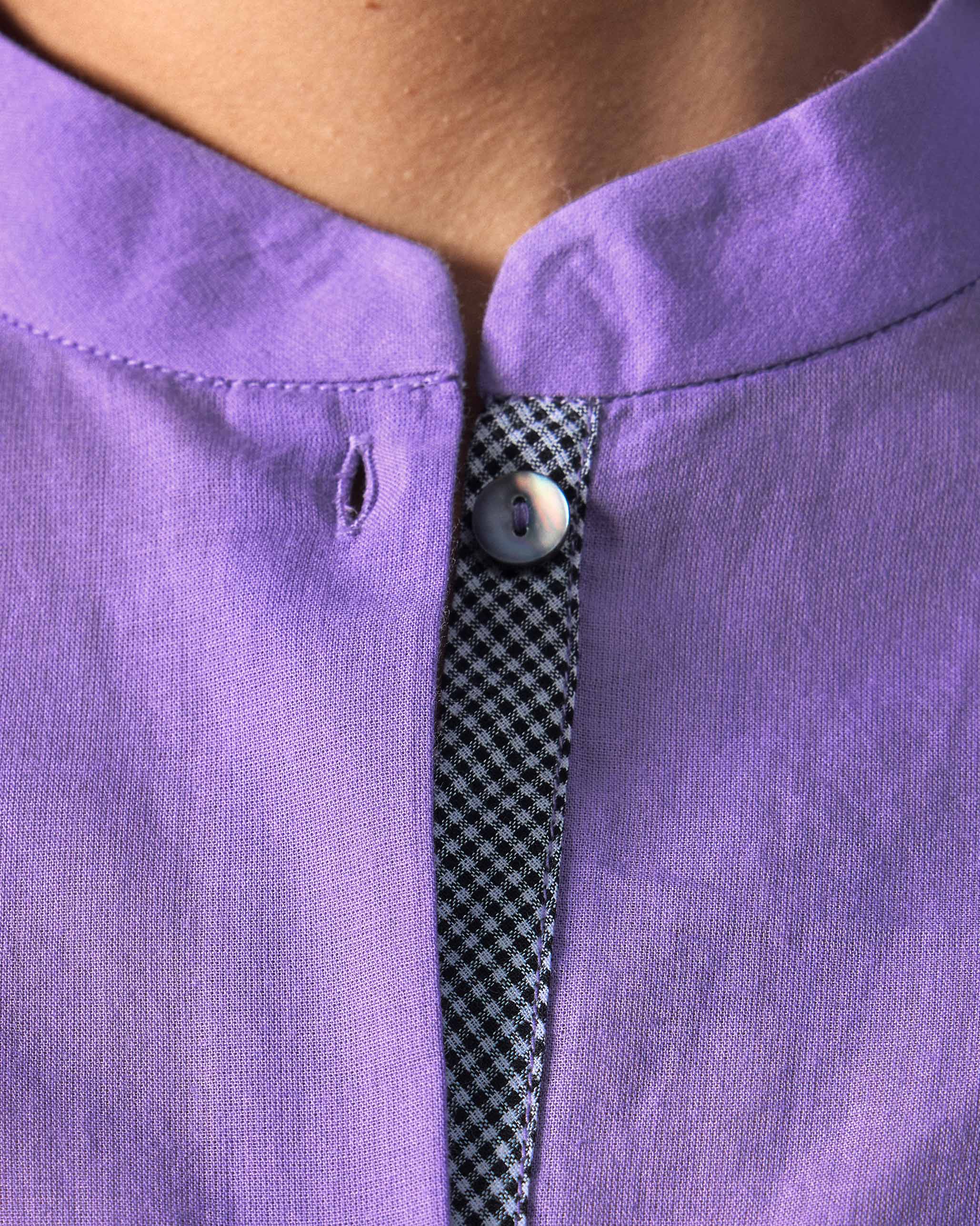 Basic Long Length Kurta - Lilac