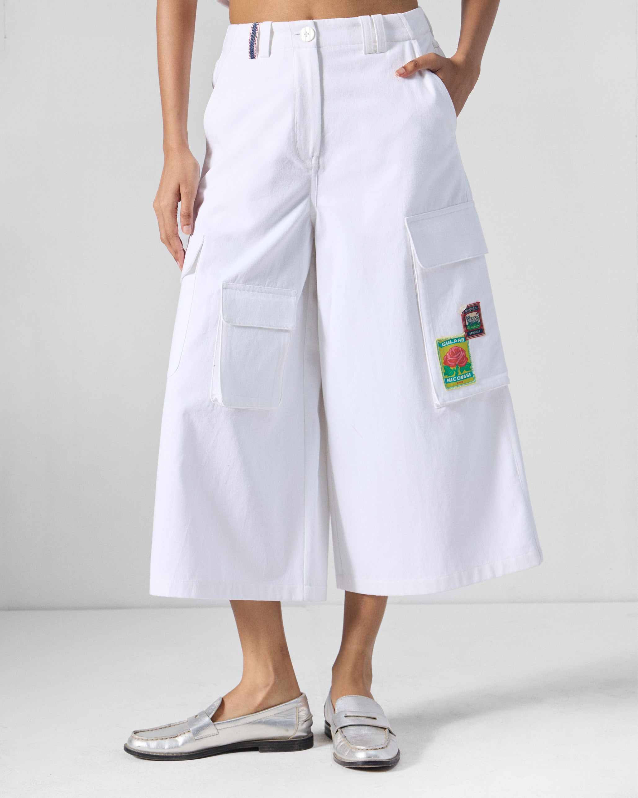 Ella Culottes - White