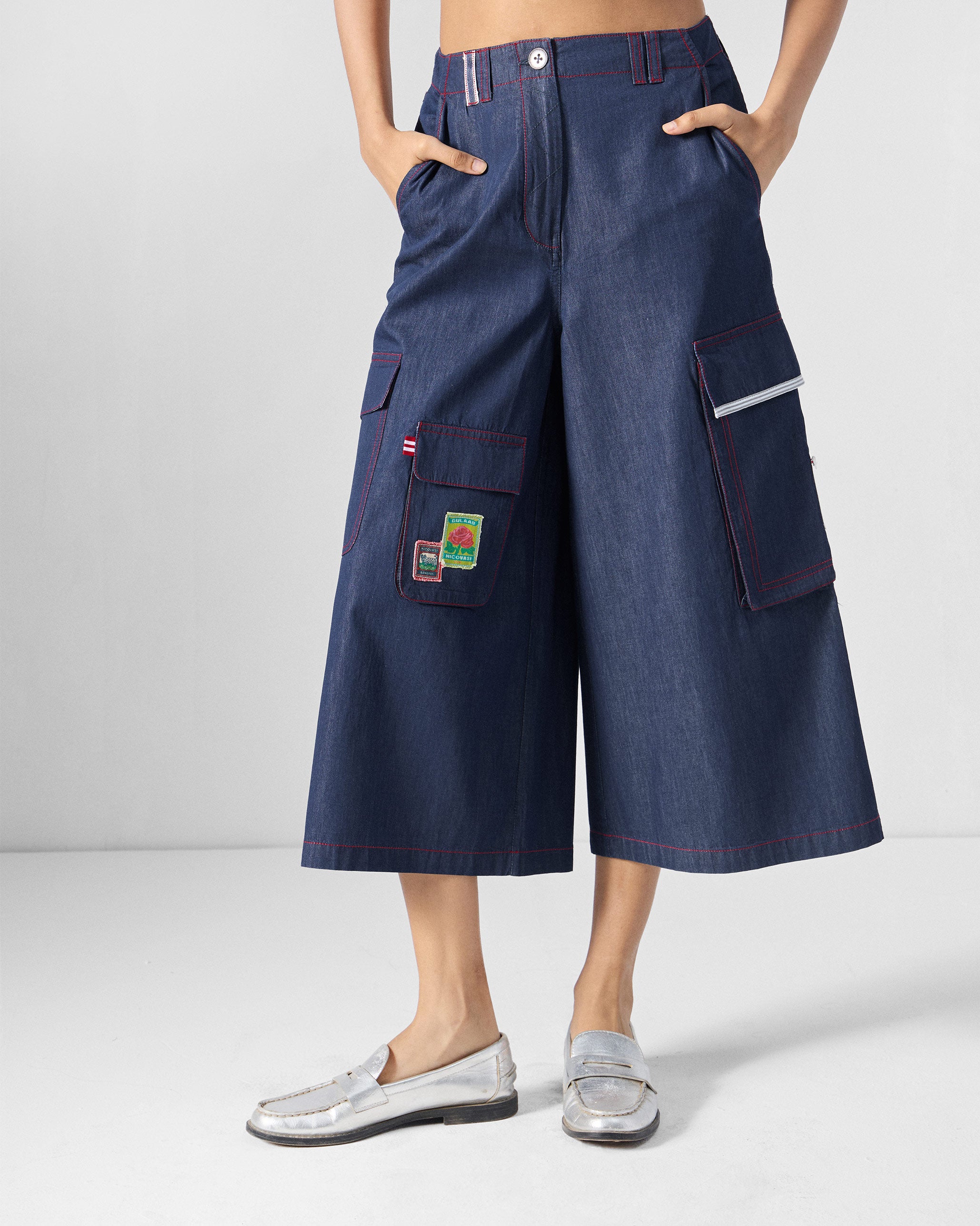 Ella Culottes - Blue
