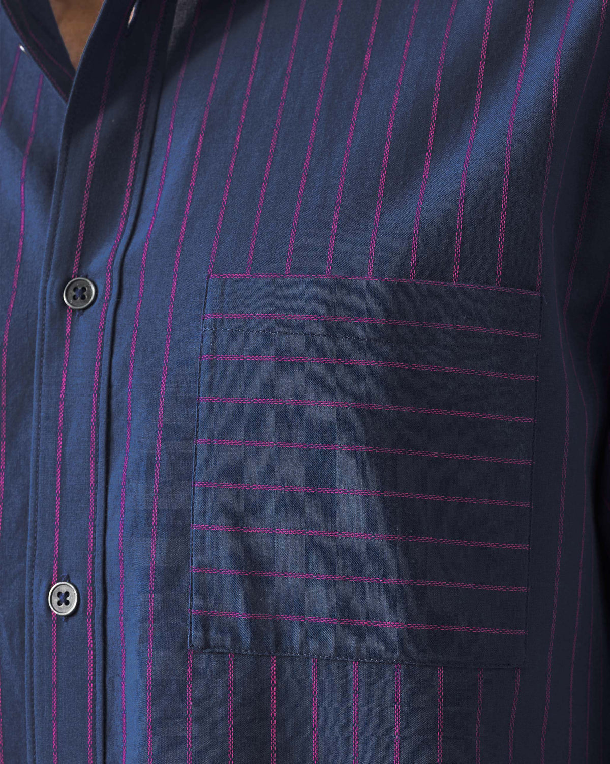 Flow Shirt - Striped Yarn-Dyed Cotton Tailored Fit