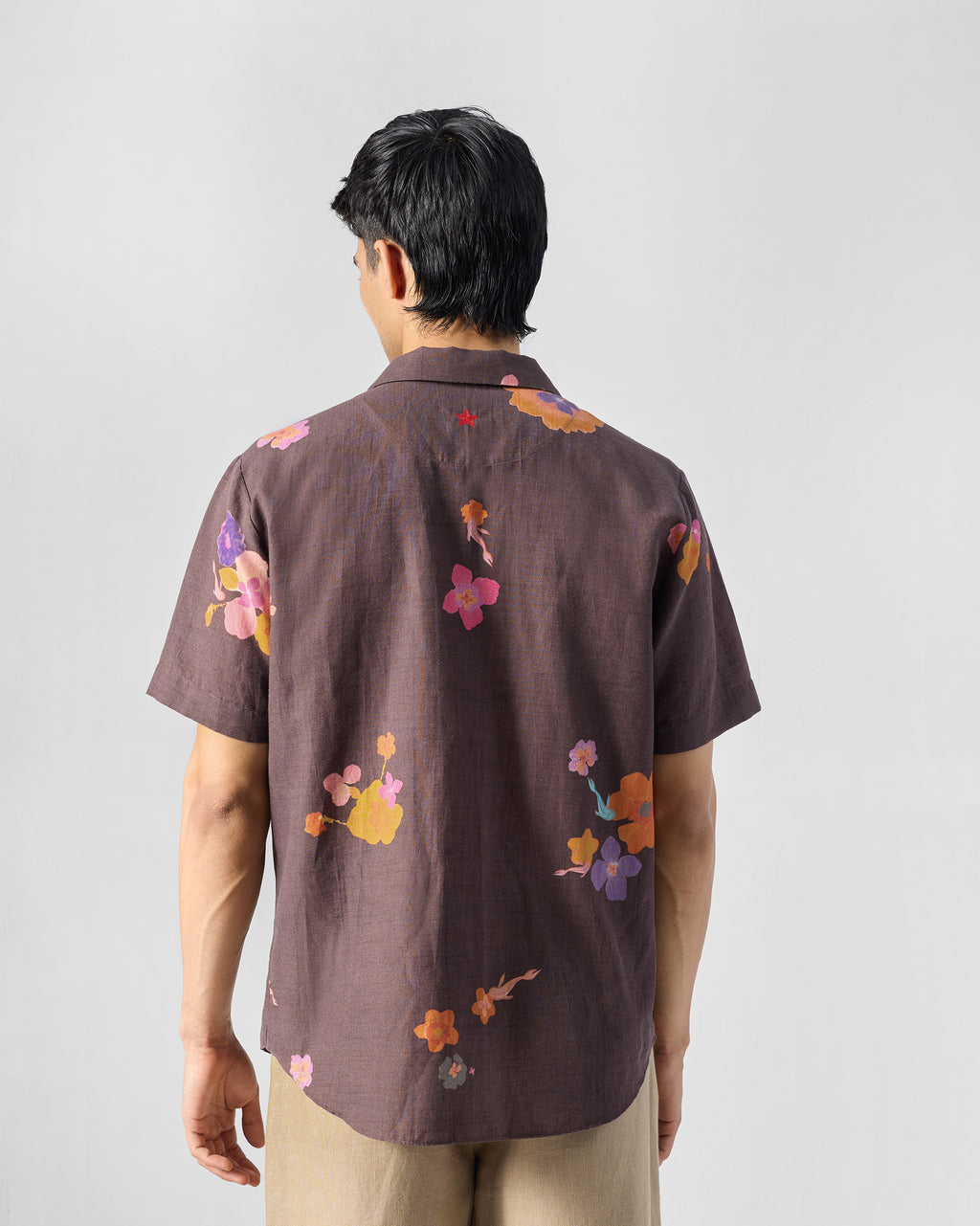 Mistari Shirt - Brown Printed – Nicobar