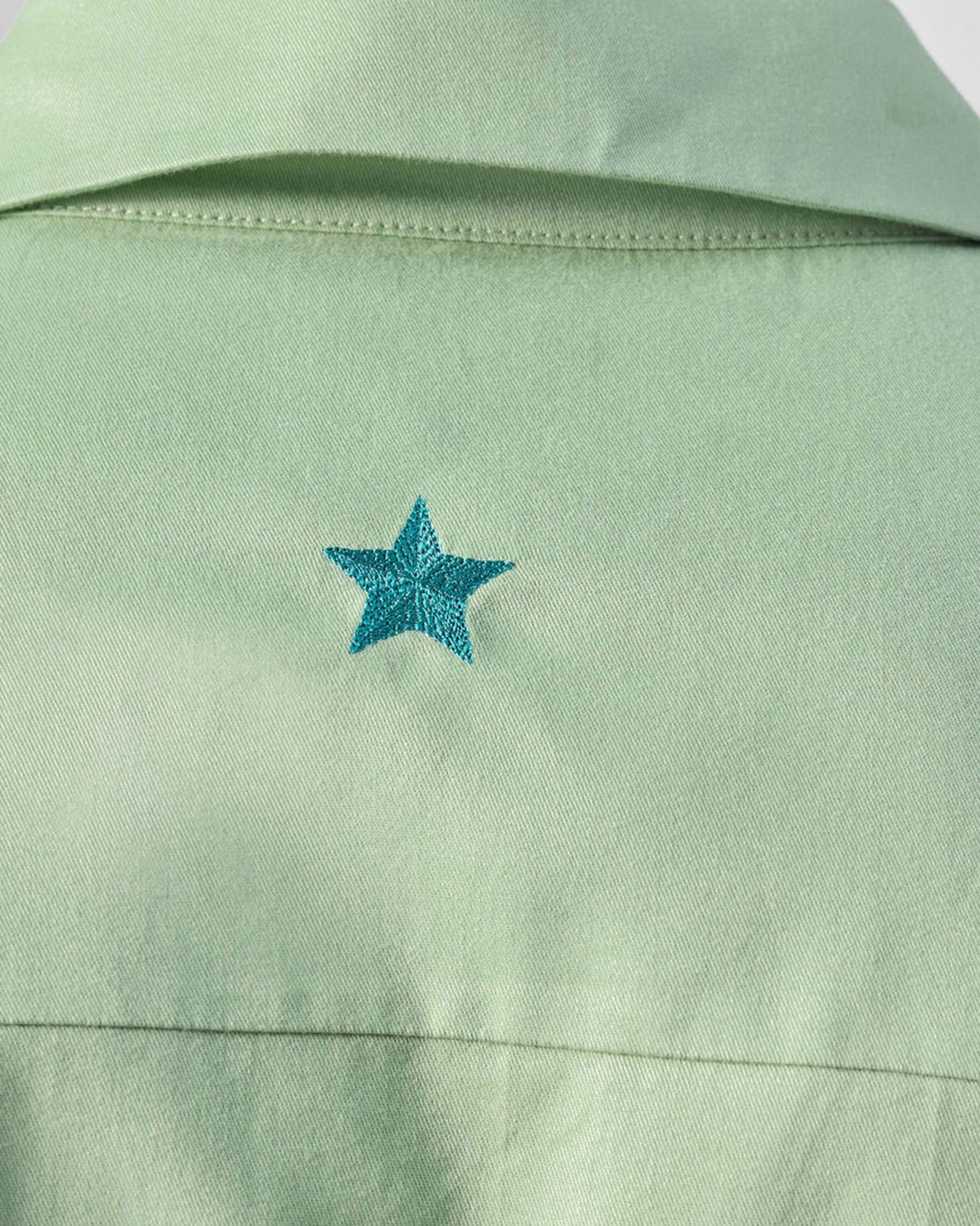Jaisal Shirt - Sage Green Embroidered
