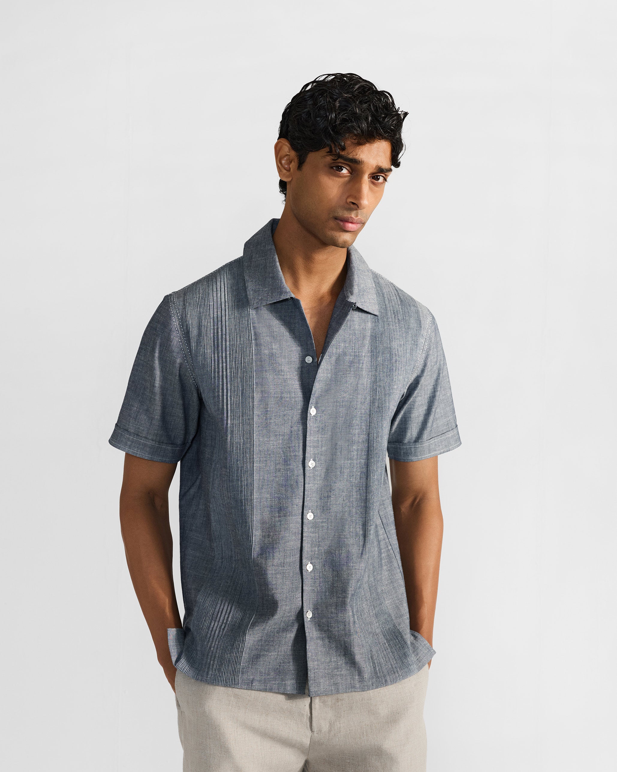 Hornbill Shirt - Indigo