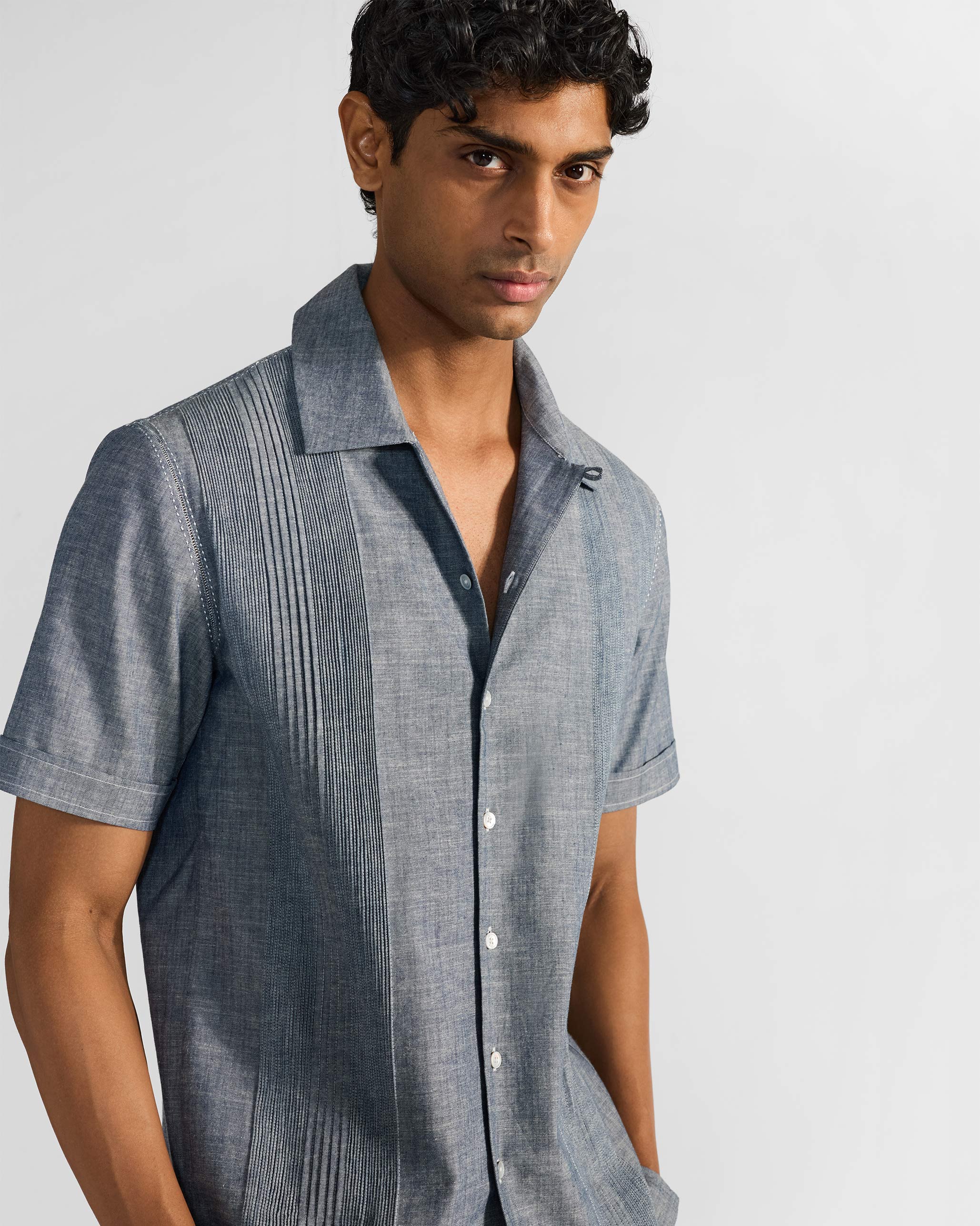Hornbill Shirt - Indigo