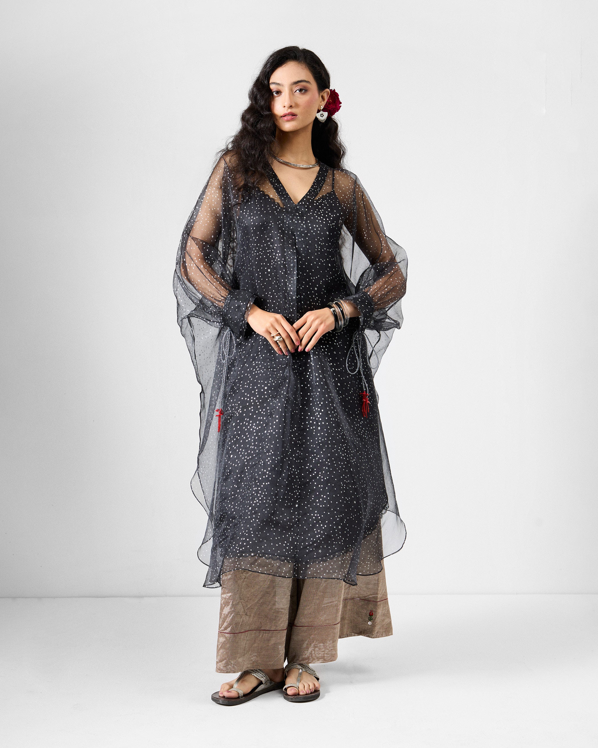 Amboli Kaftan - Charcoal