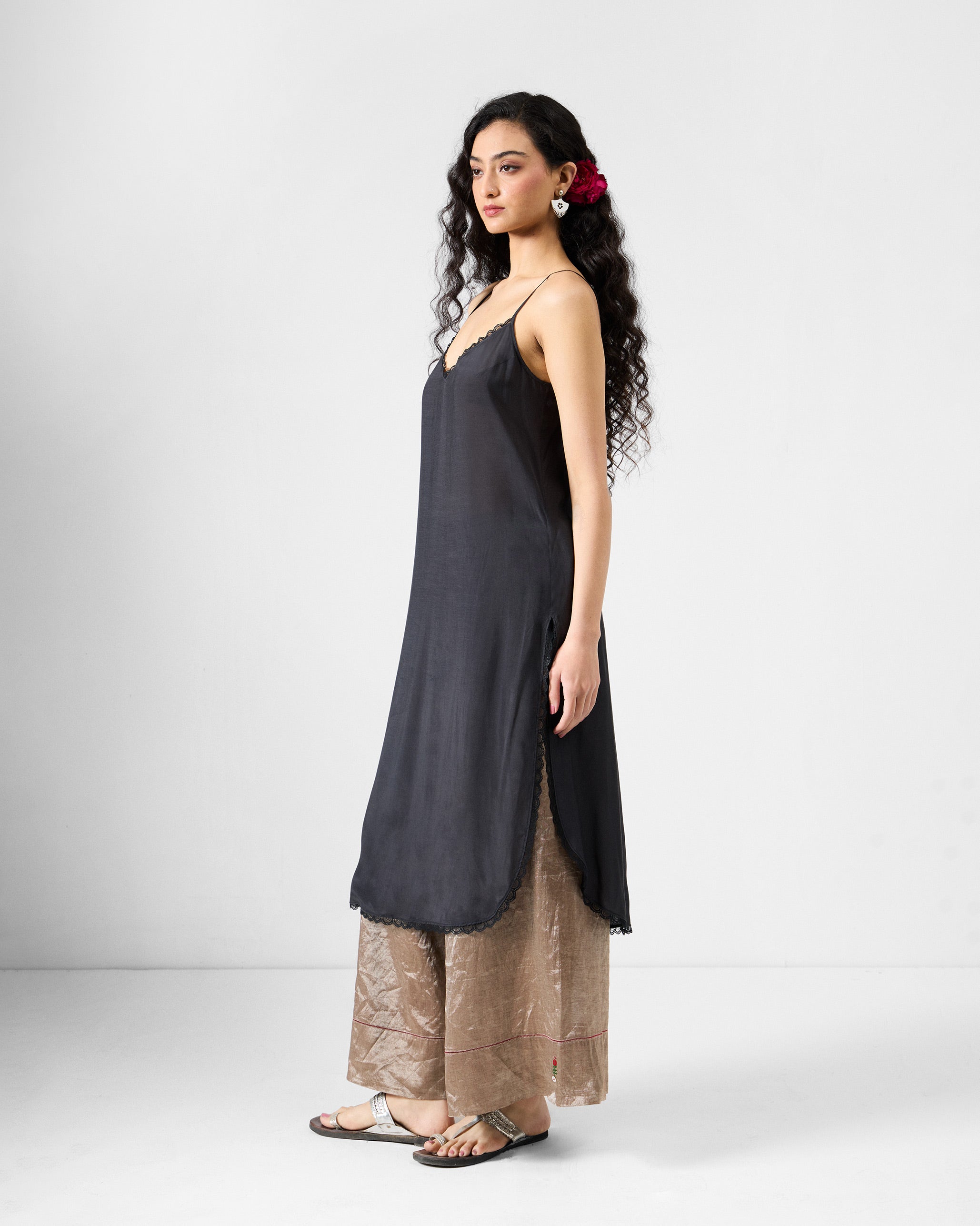 Amboli Kaftan - Charcoal