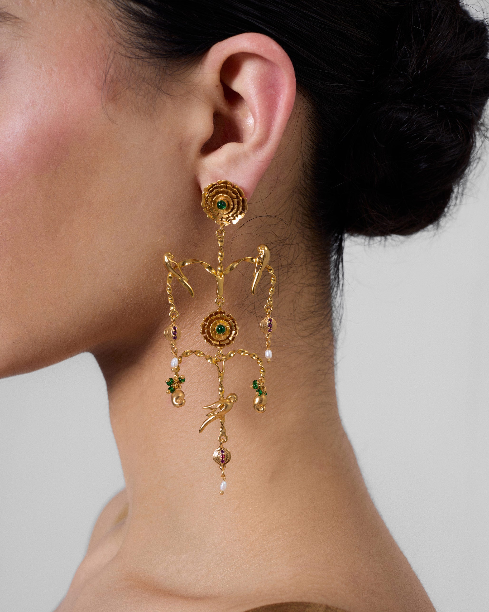 Jhoomer Earrings - Gold