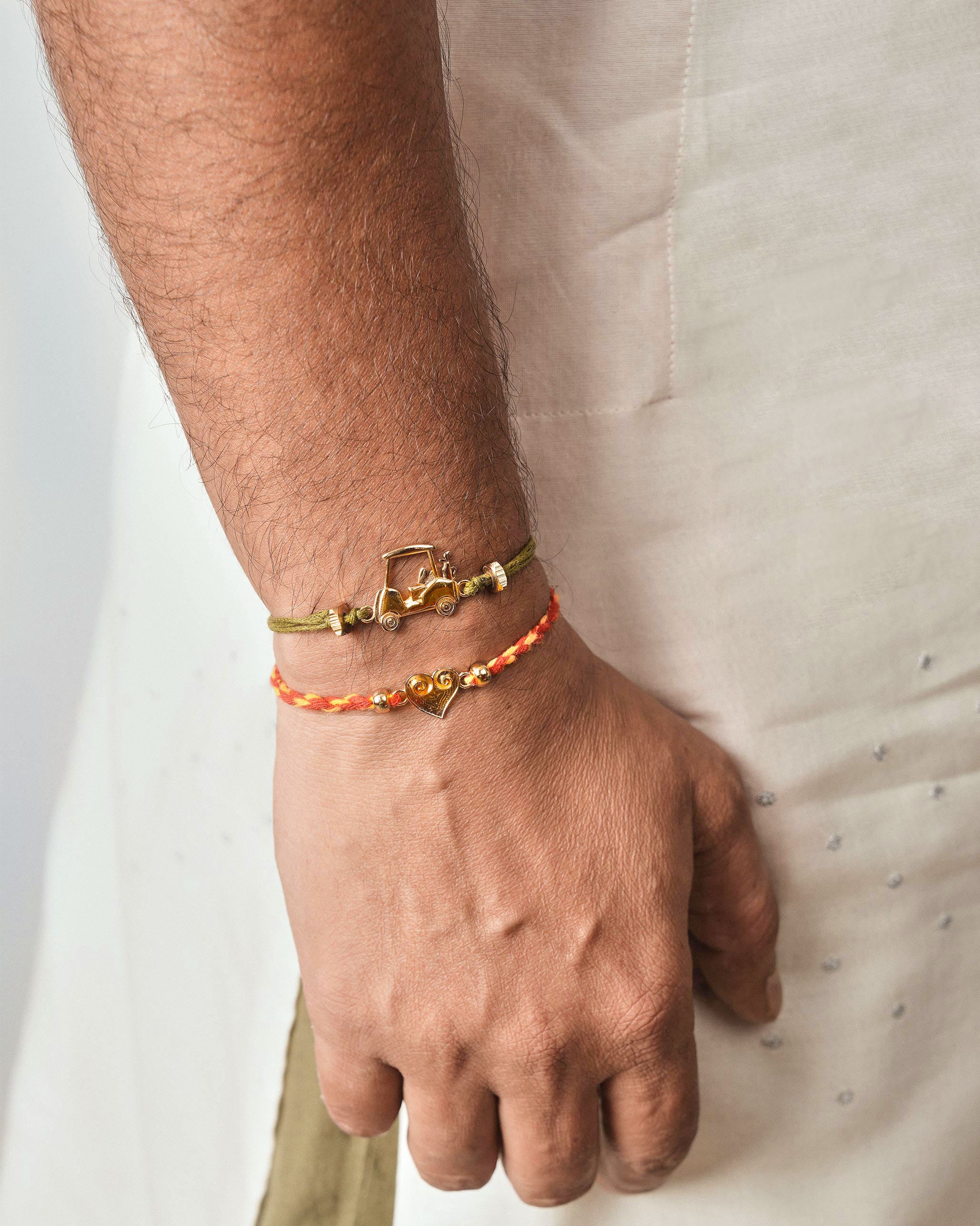 Golf Cart Rakhi - Green
