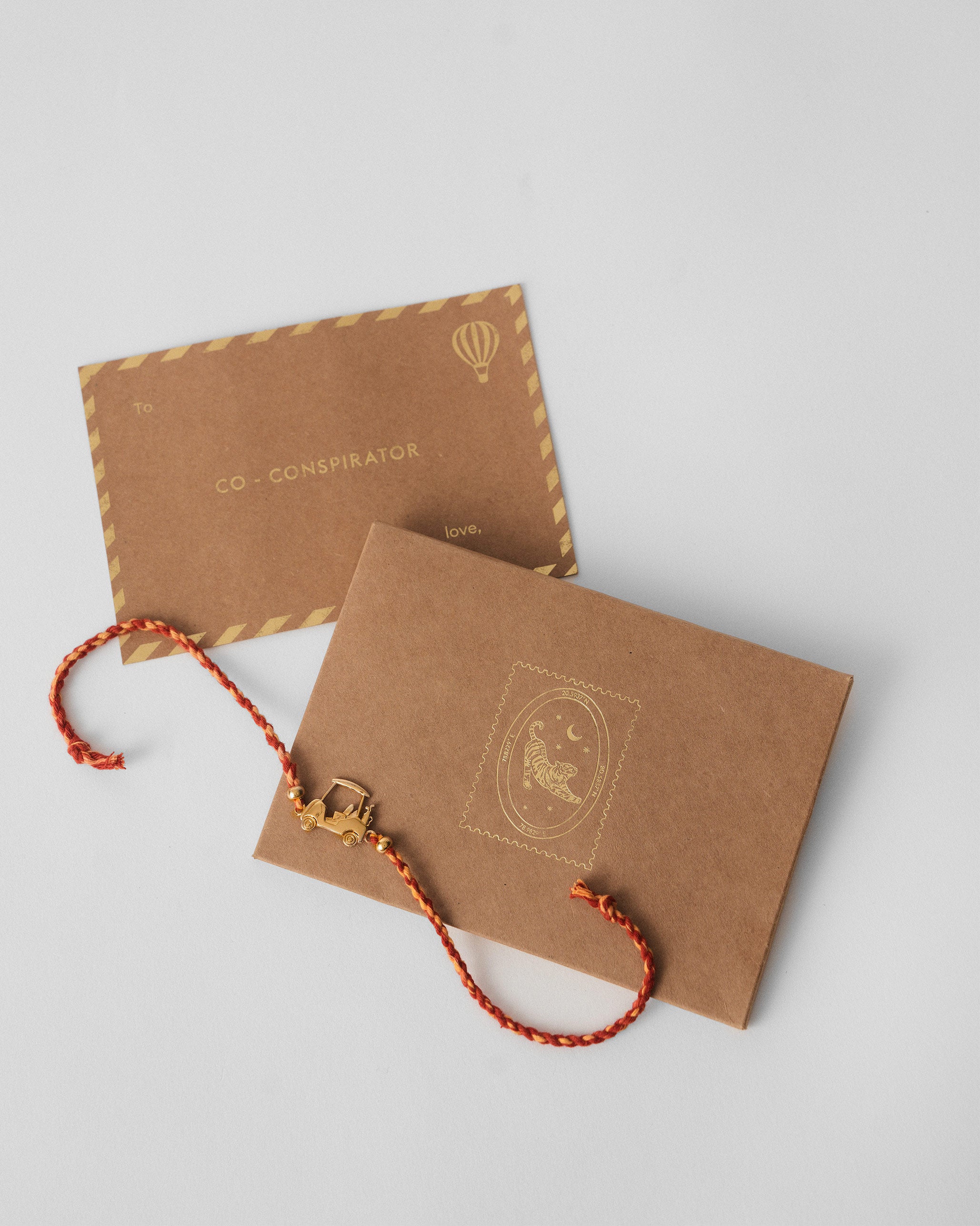 Golf Cart Rakhi - Red