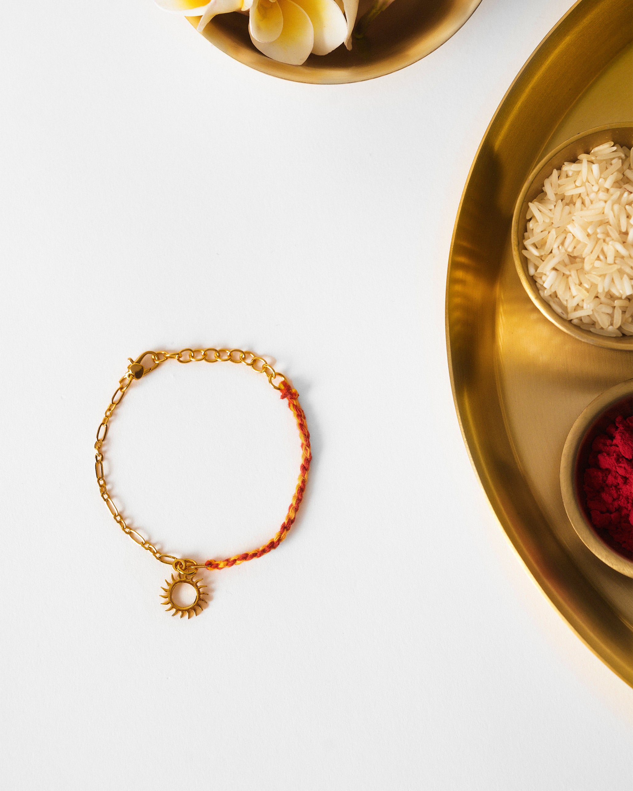 Sun Charmlet - Gold & Red