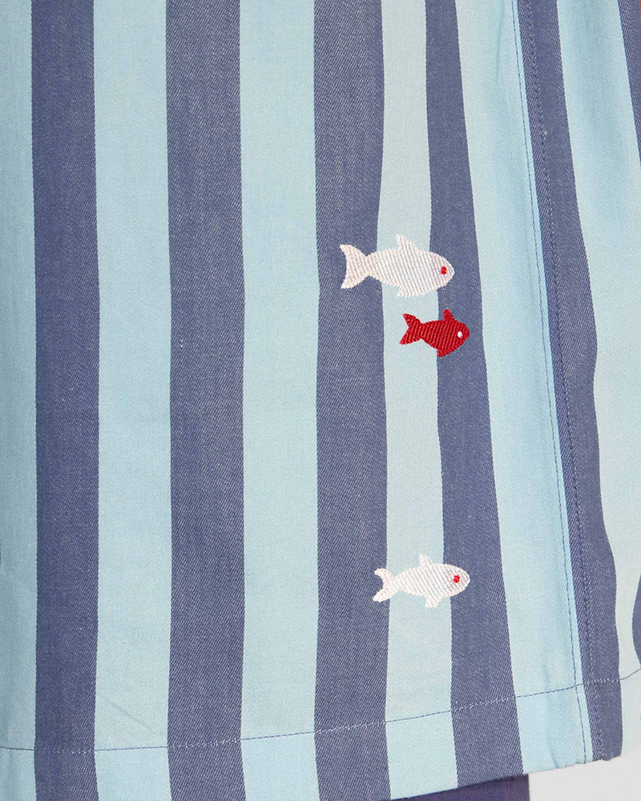 Nilambar Shirt - Blue Stripes