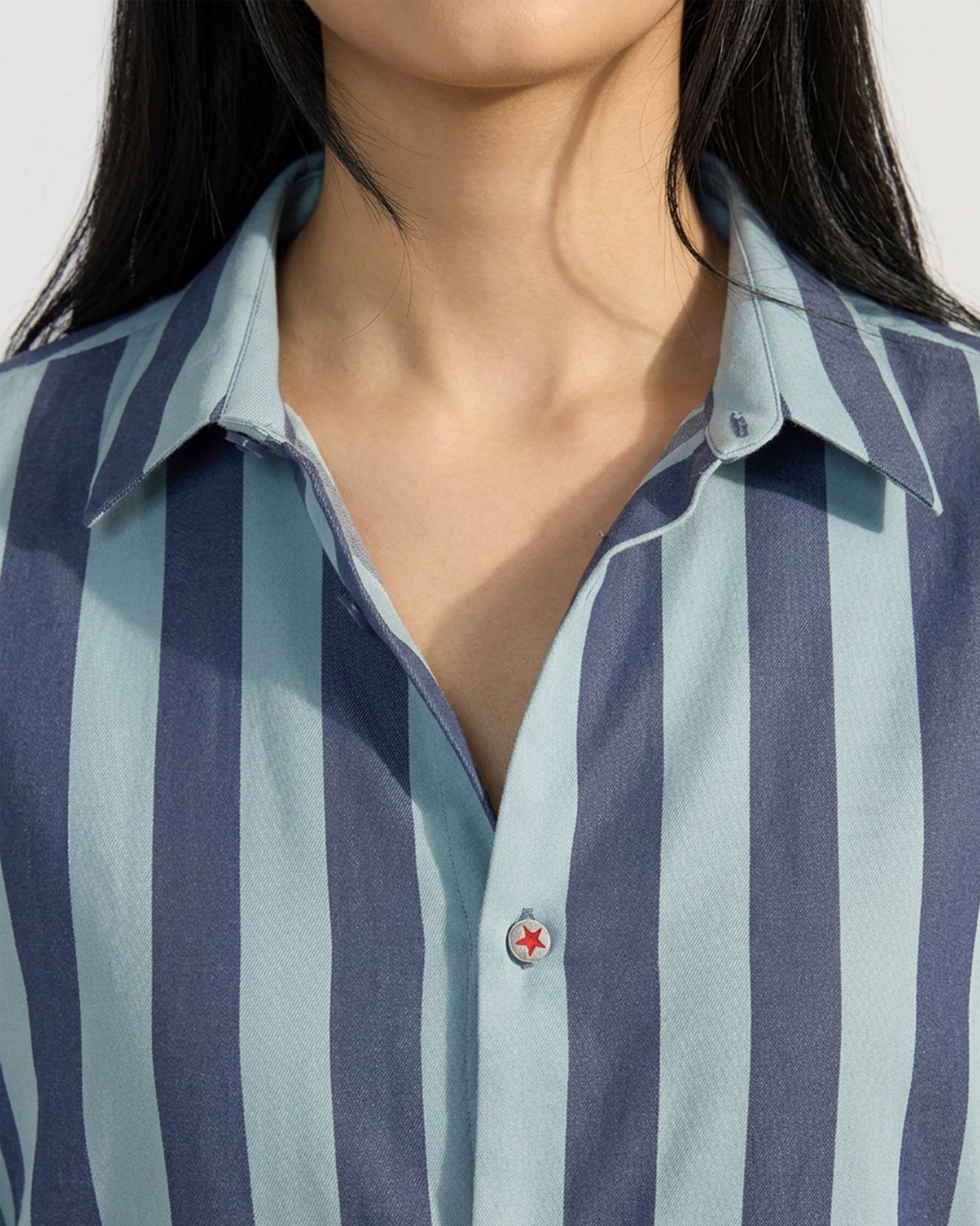 Nilambar Shirt - Blue Stripes