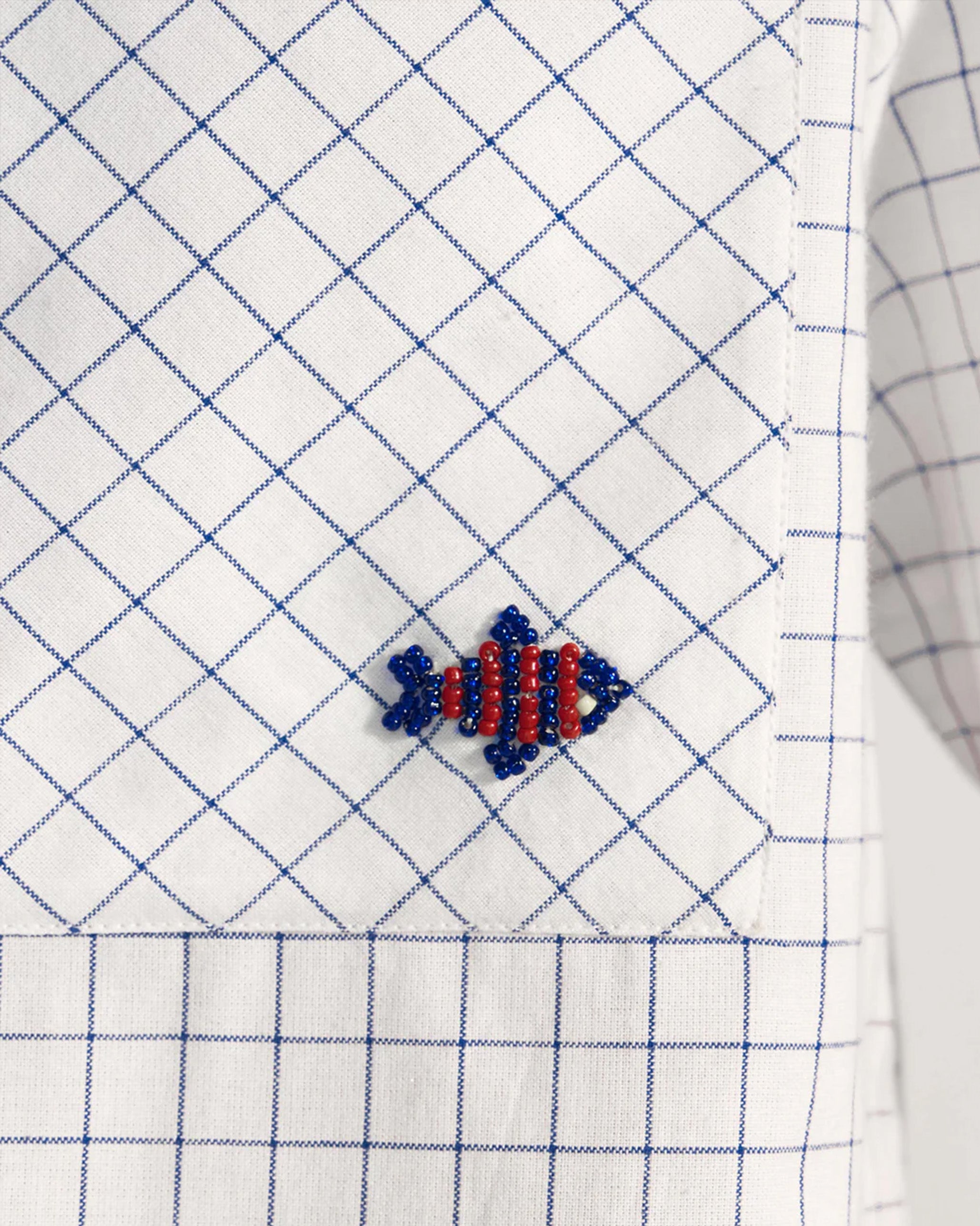 Parikrama Shirt - Navy & White Checks