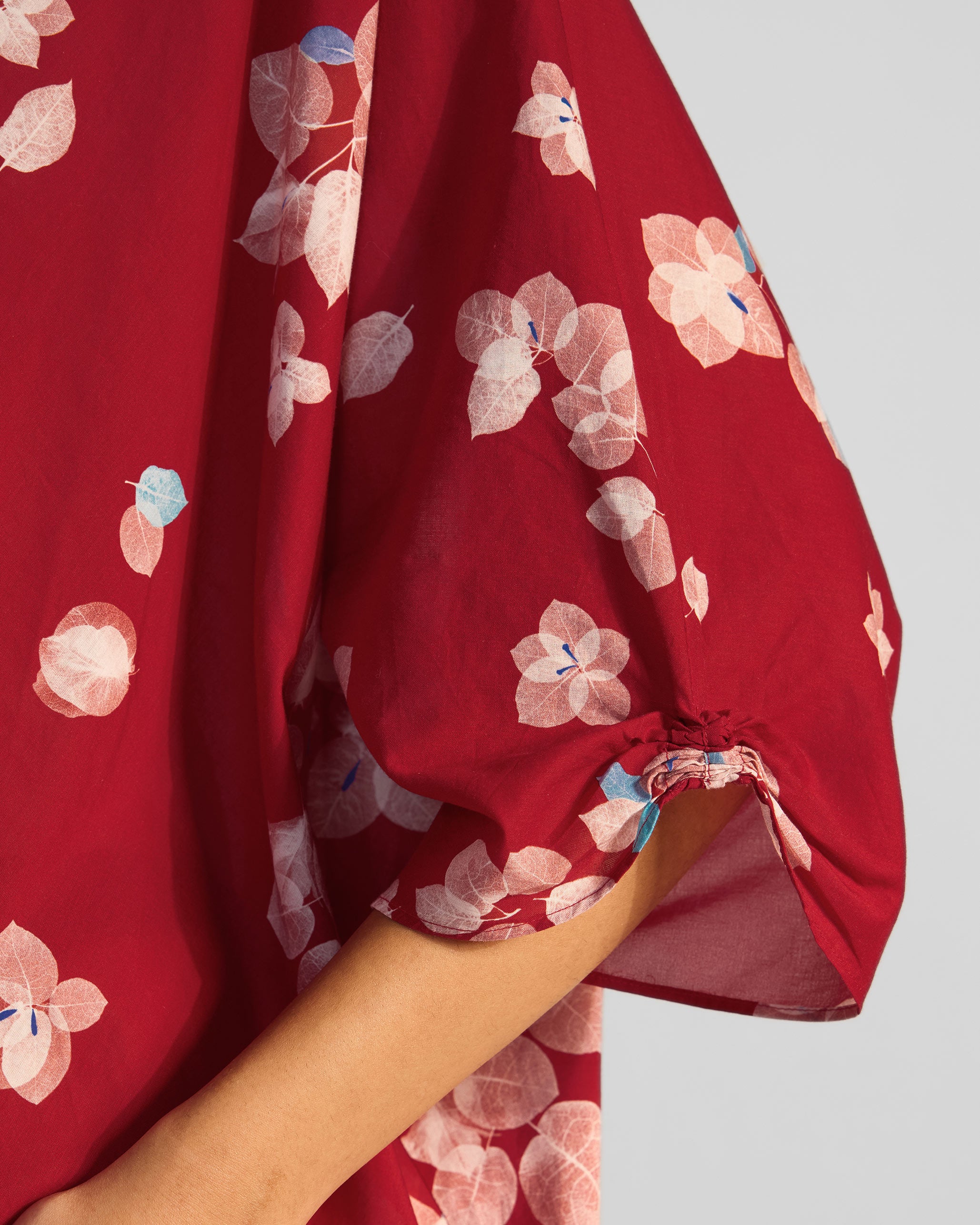 Nova Kurta - Red Printed