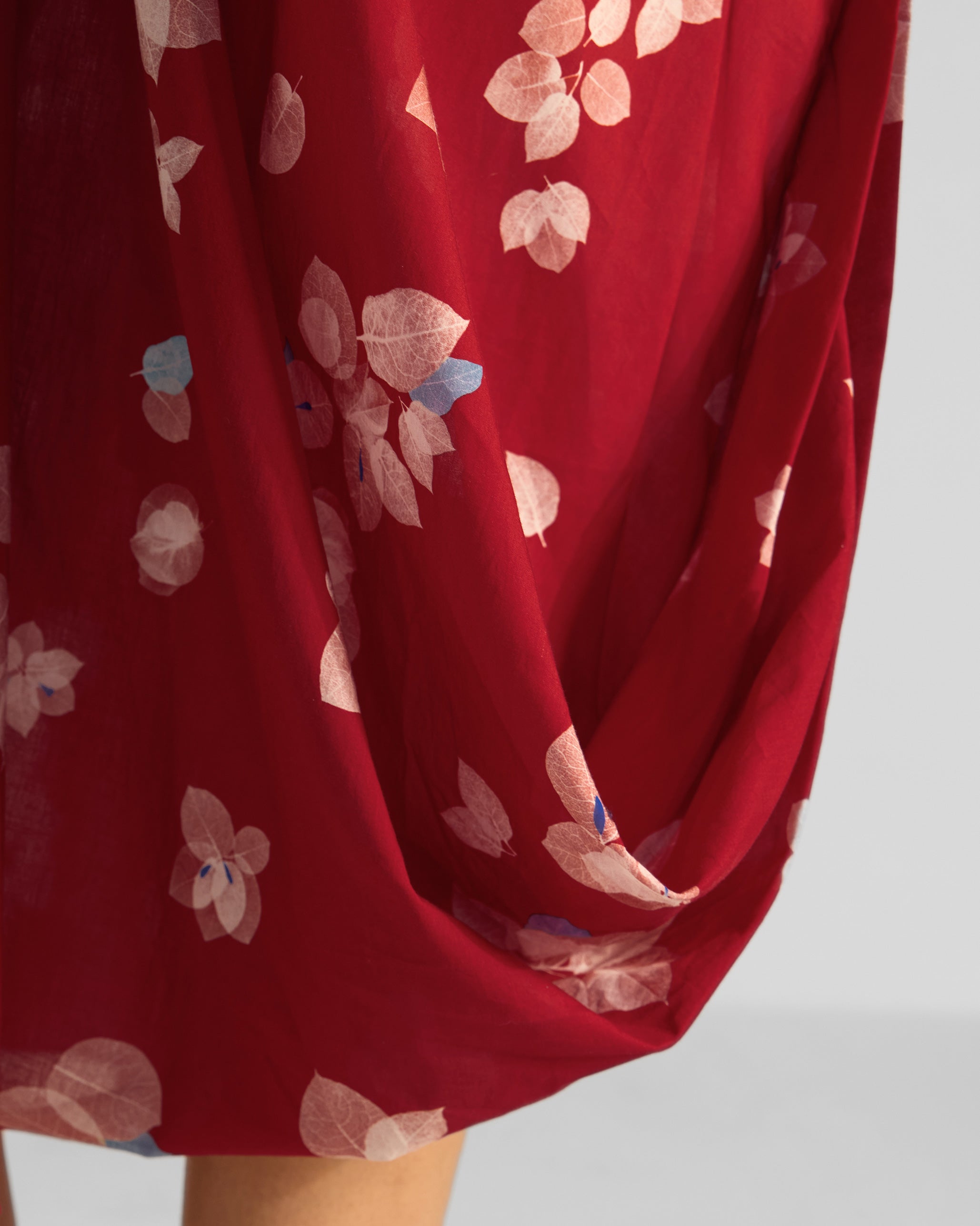 Nova Kurta - Red Printed