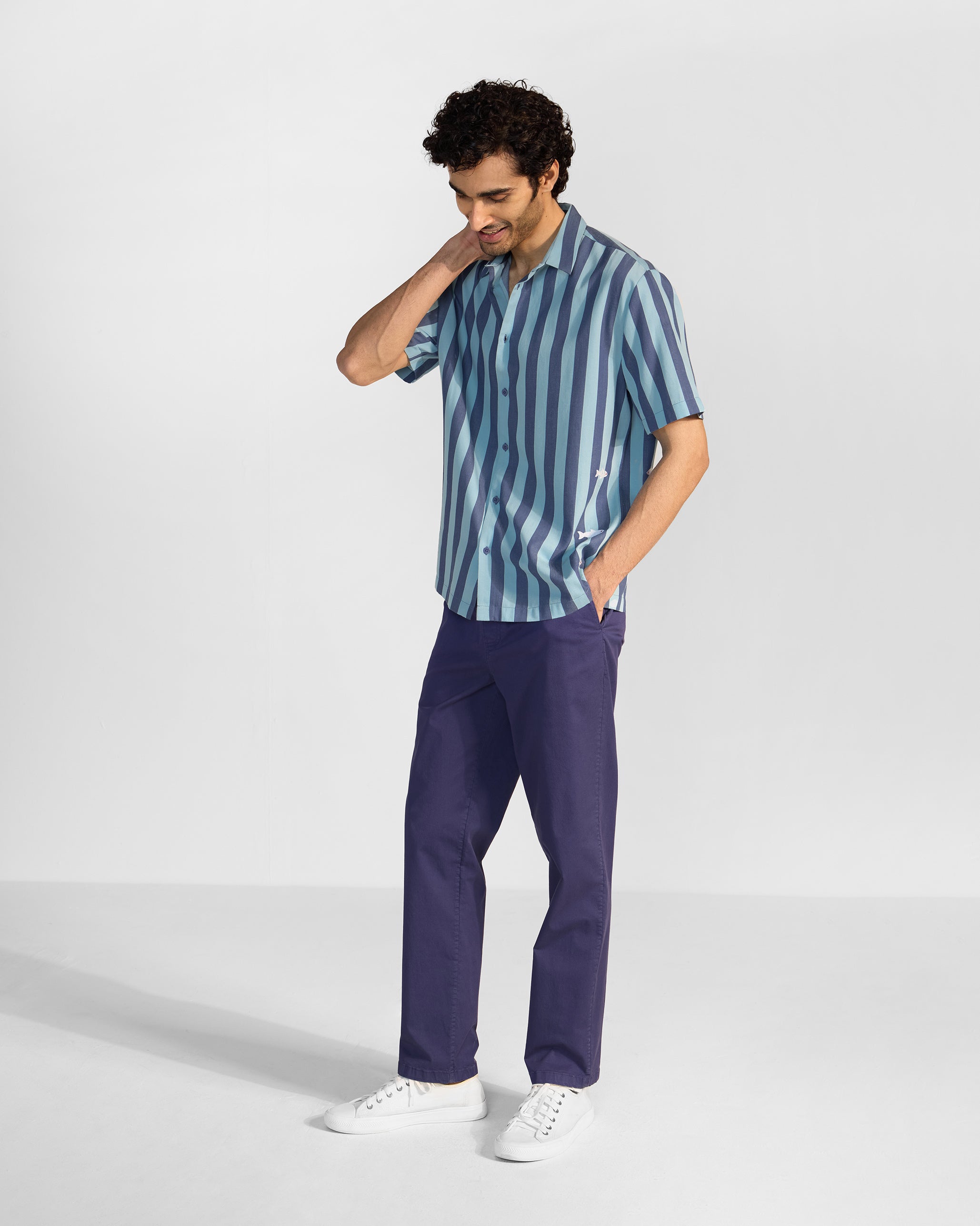 Pravah Trousers - Navy