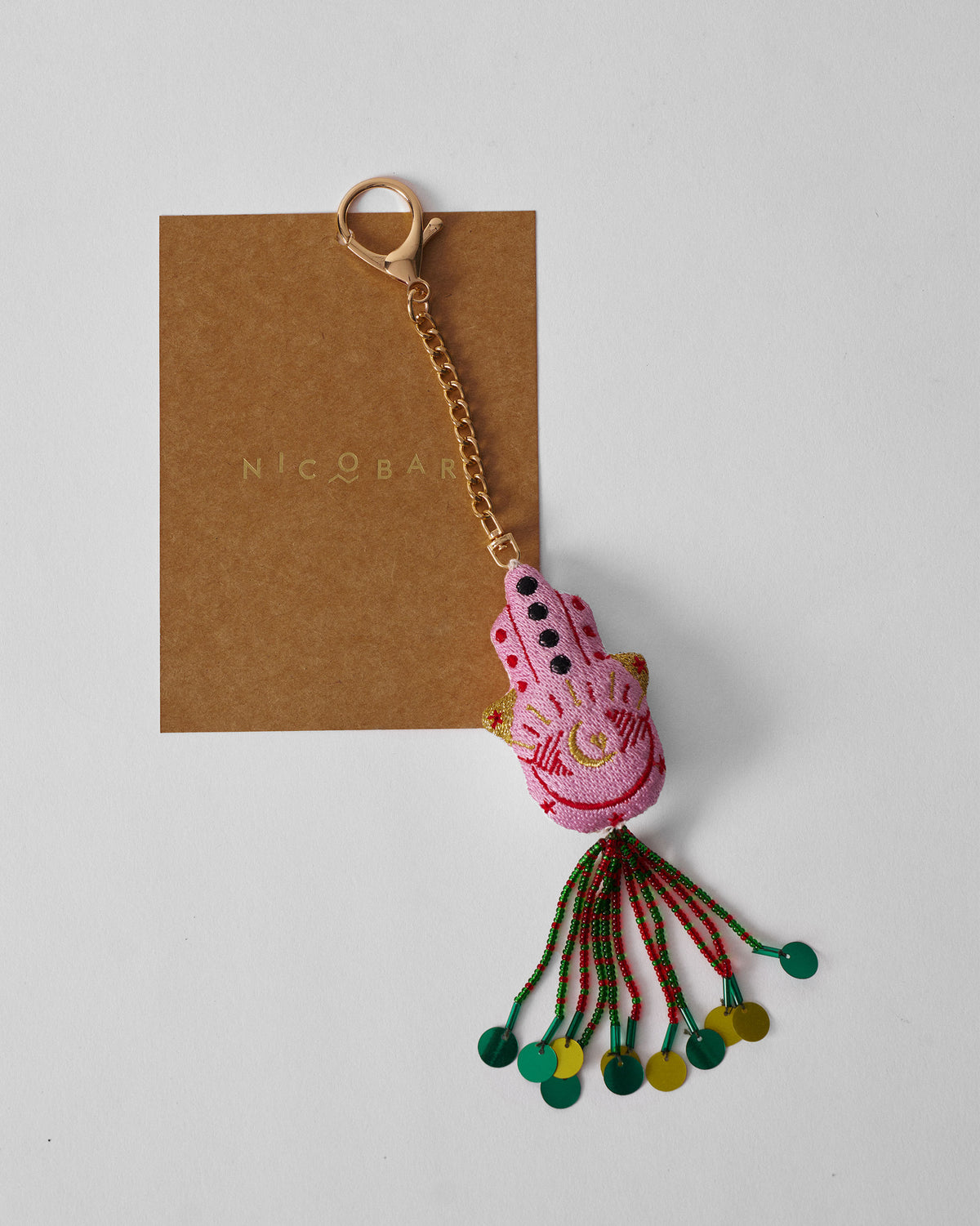Hamsa Charm - Pink