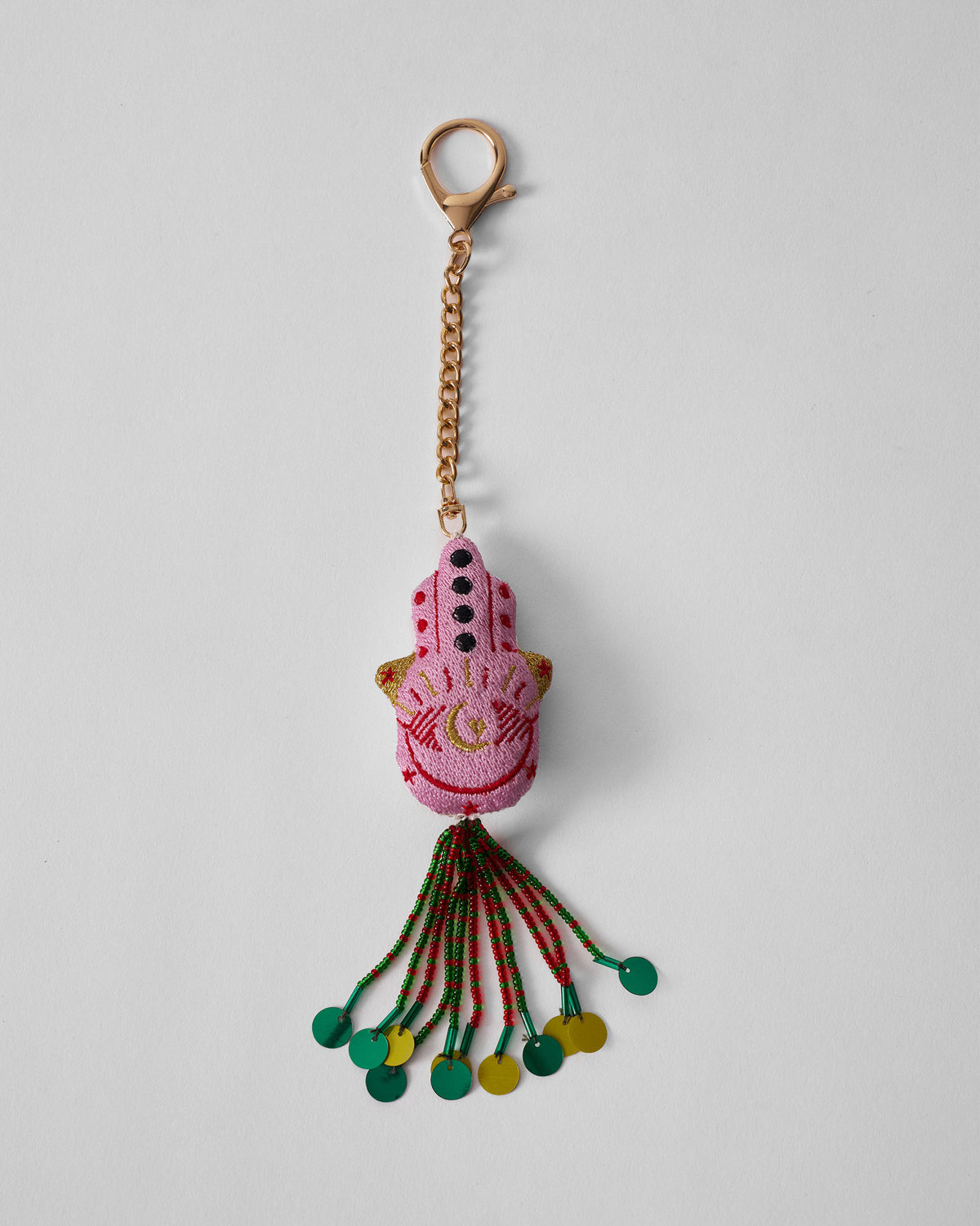 Hamsa Charm - Pink