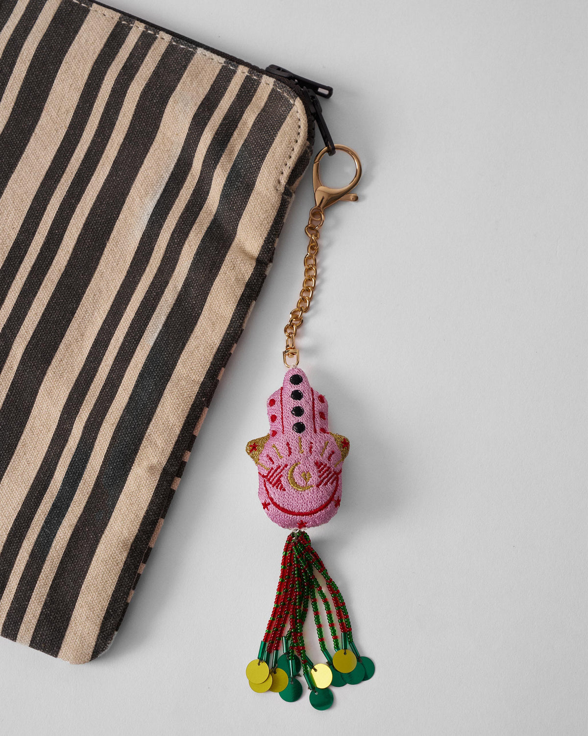 Hamsa Charm - Pink