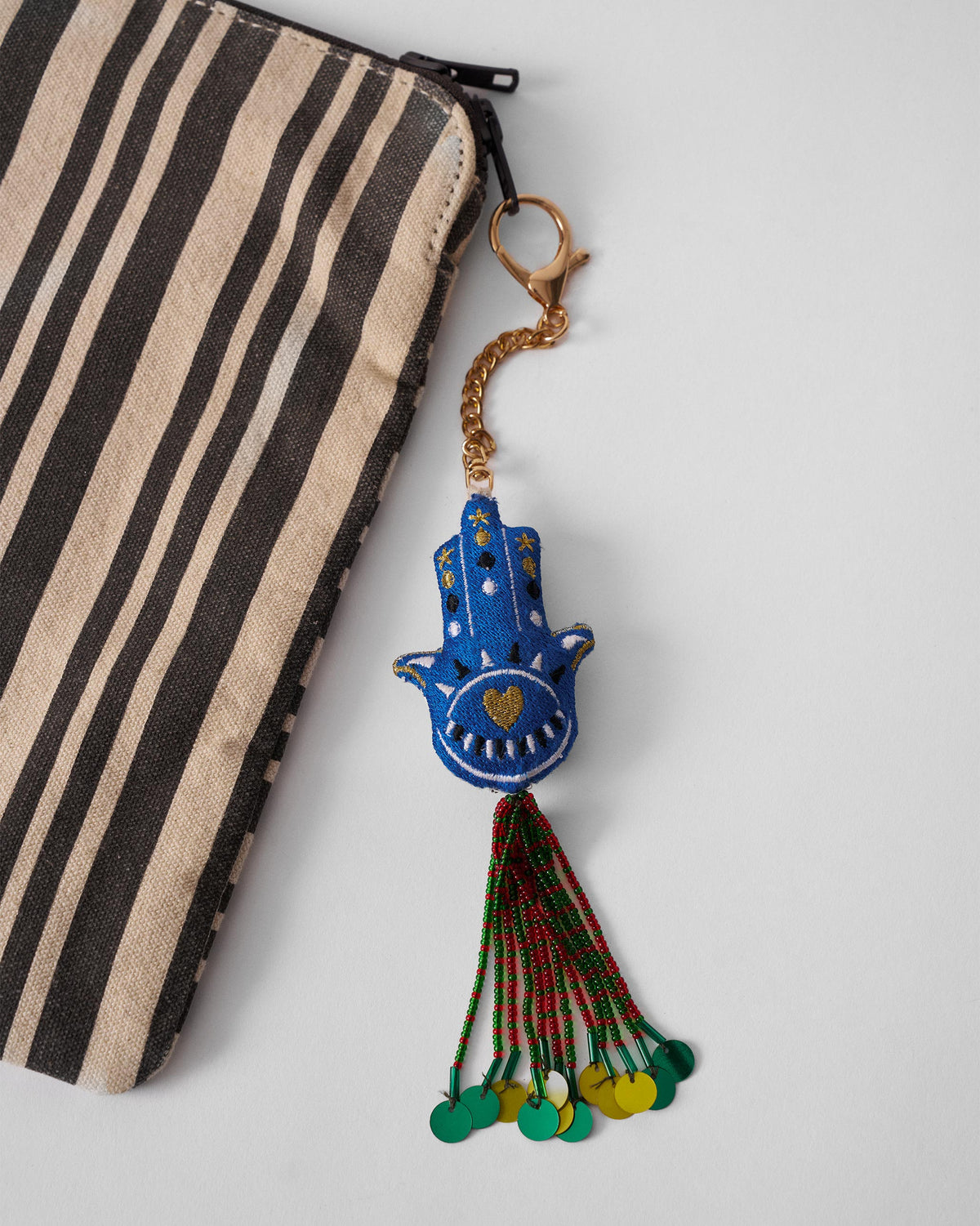 Hamsa Charm - Blue
