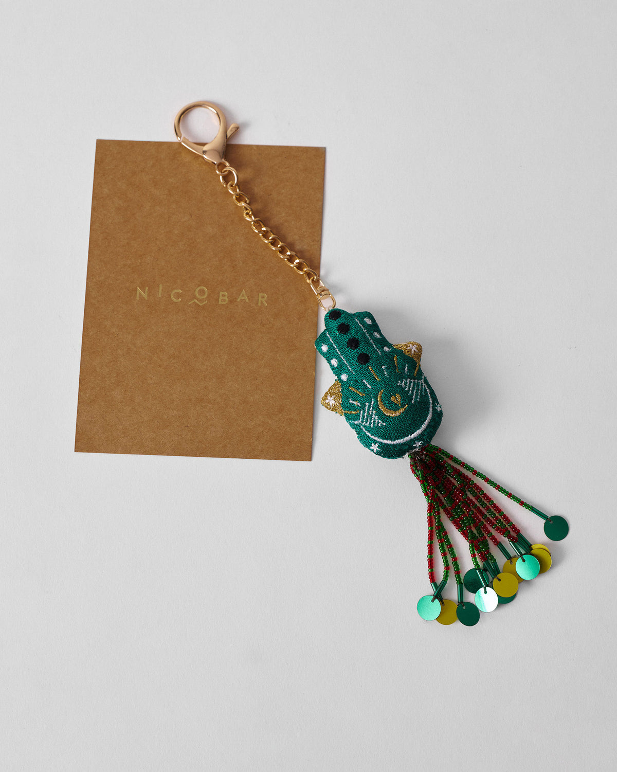 Hamsa Charm - Green