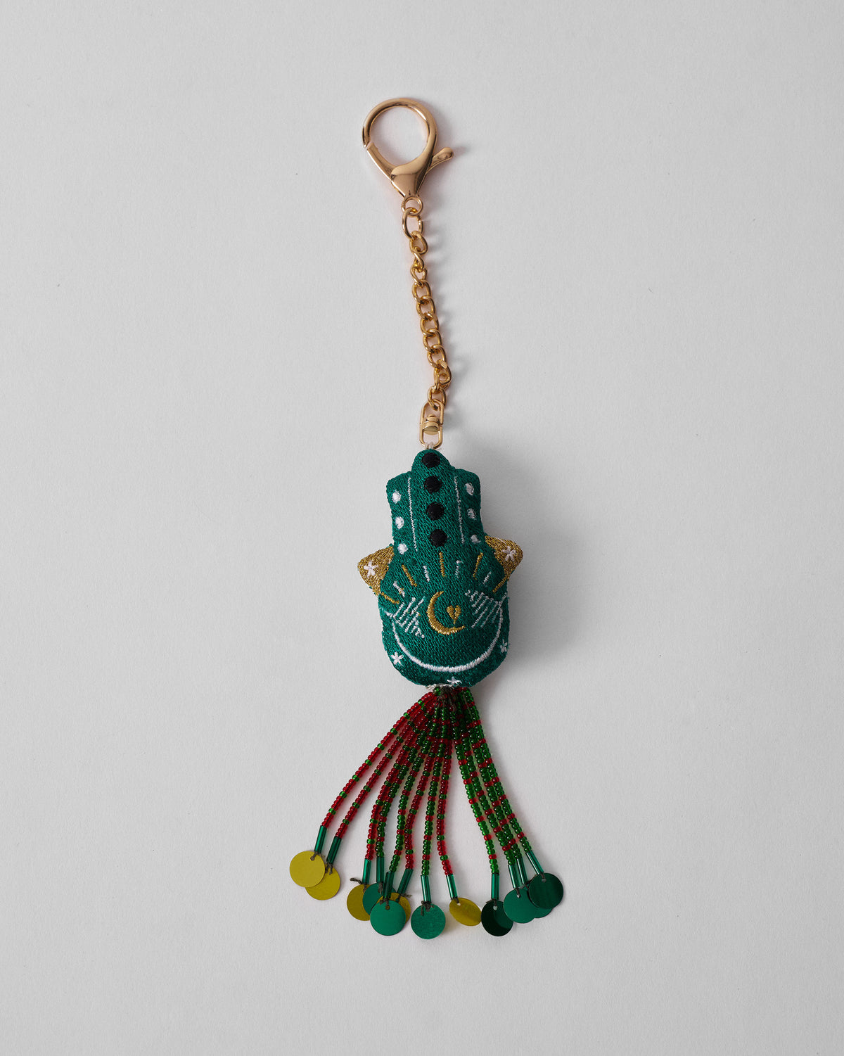 Hamsa Charm - Green